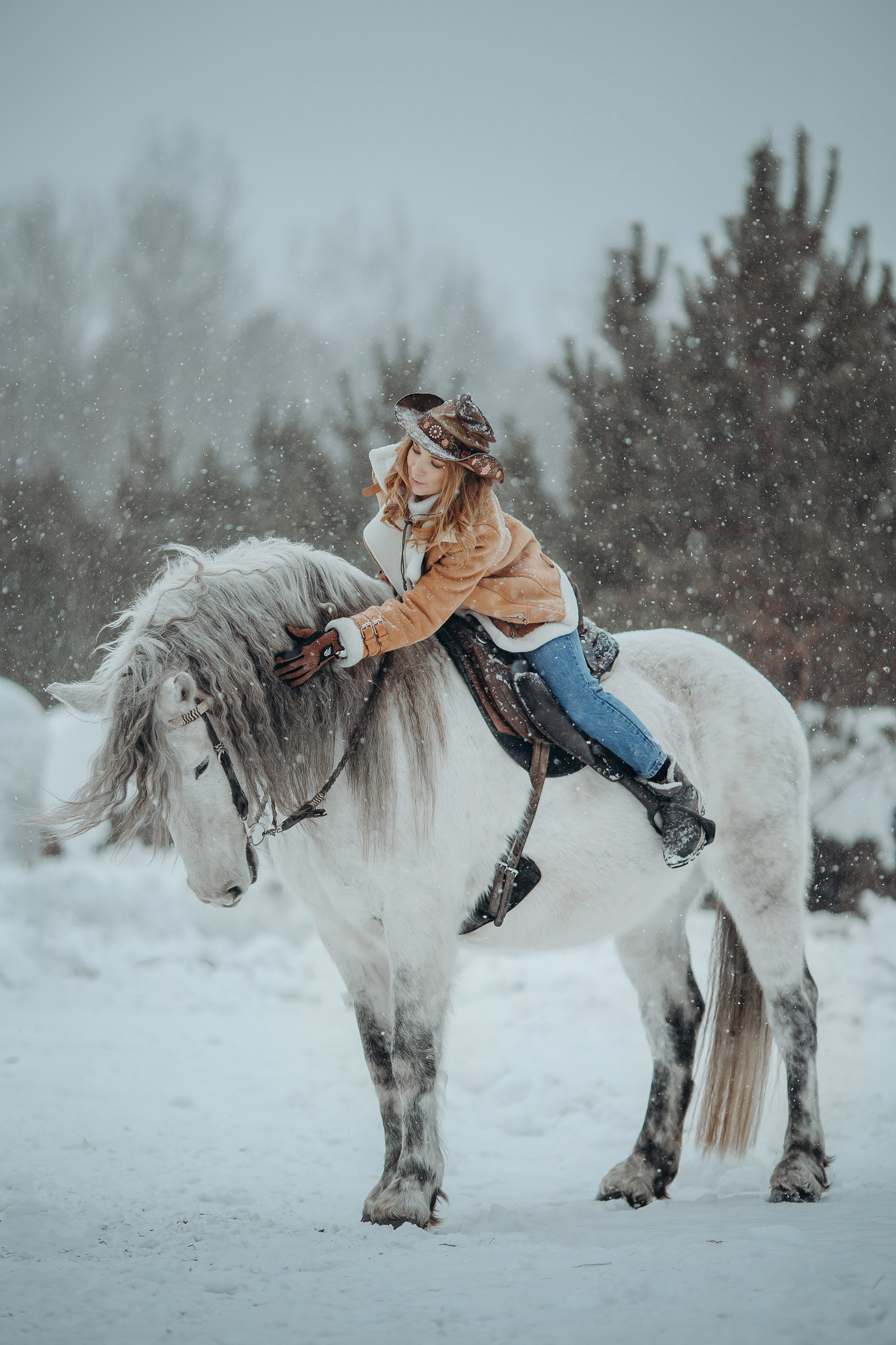 Снежная история. Анна Молчанова конный фотограф в Тюмени | фотосессии с лошадьми Тюмень