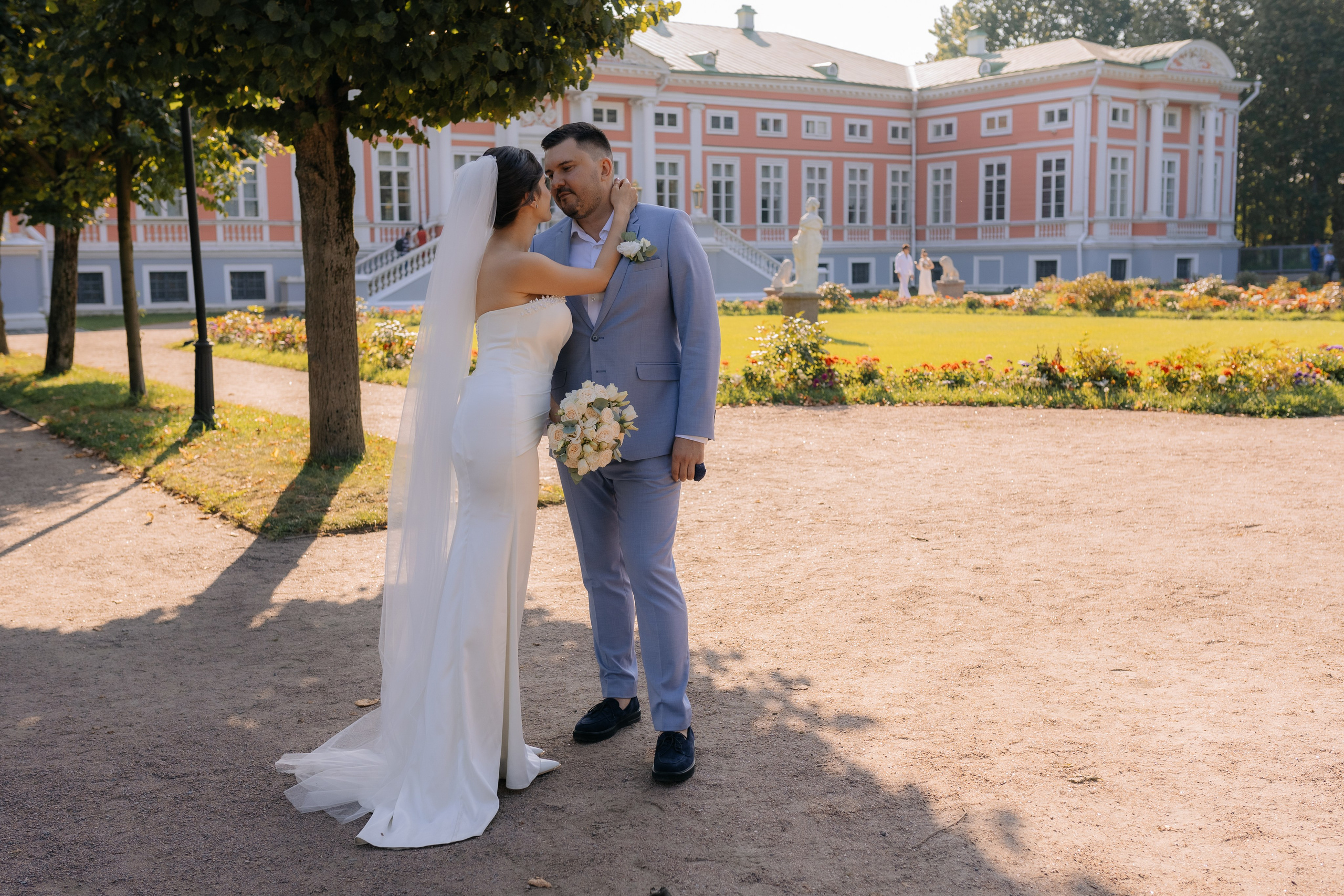 Свадебная фотосессия в Москве, парк Кусково. Свадебный фотограф в Москве Анна Полушина