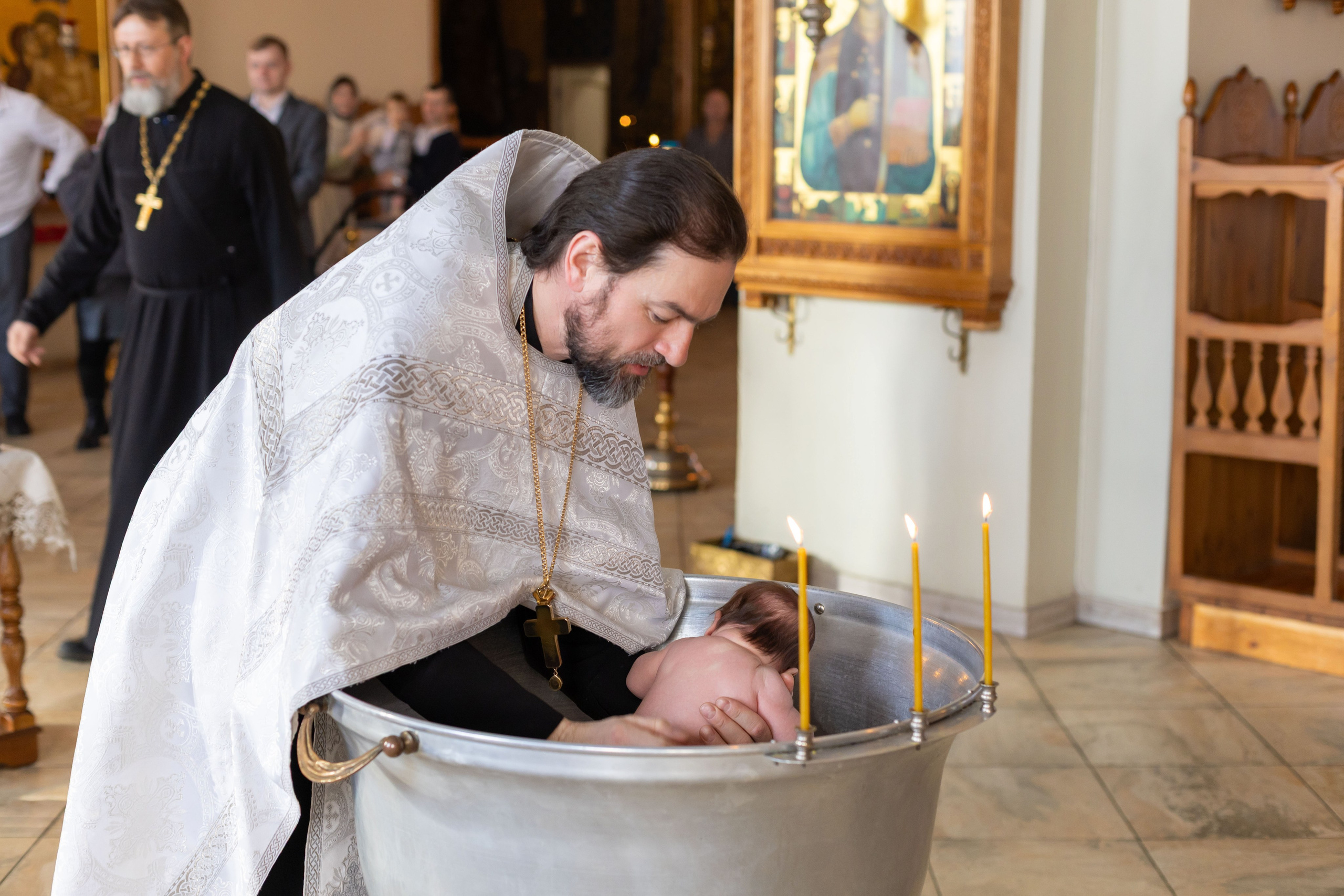 Крещение Милании. Семейный и детский фотограф Анна Петракова