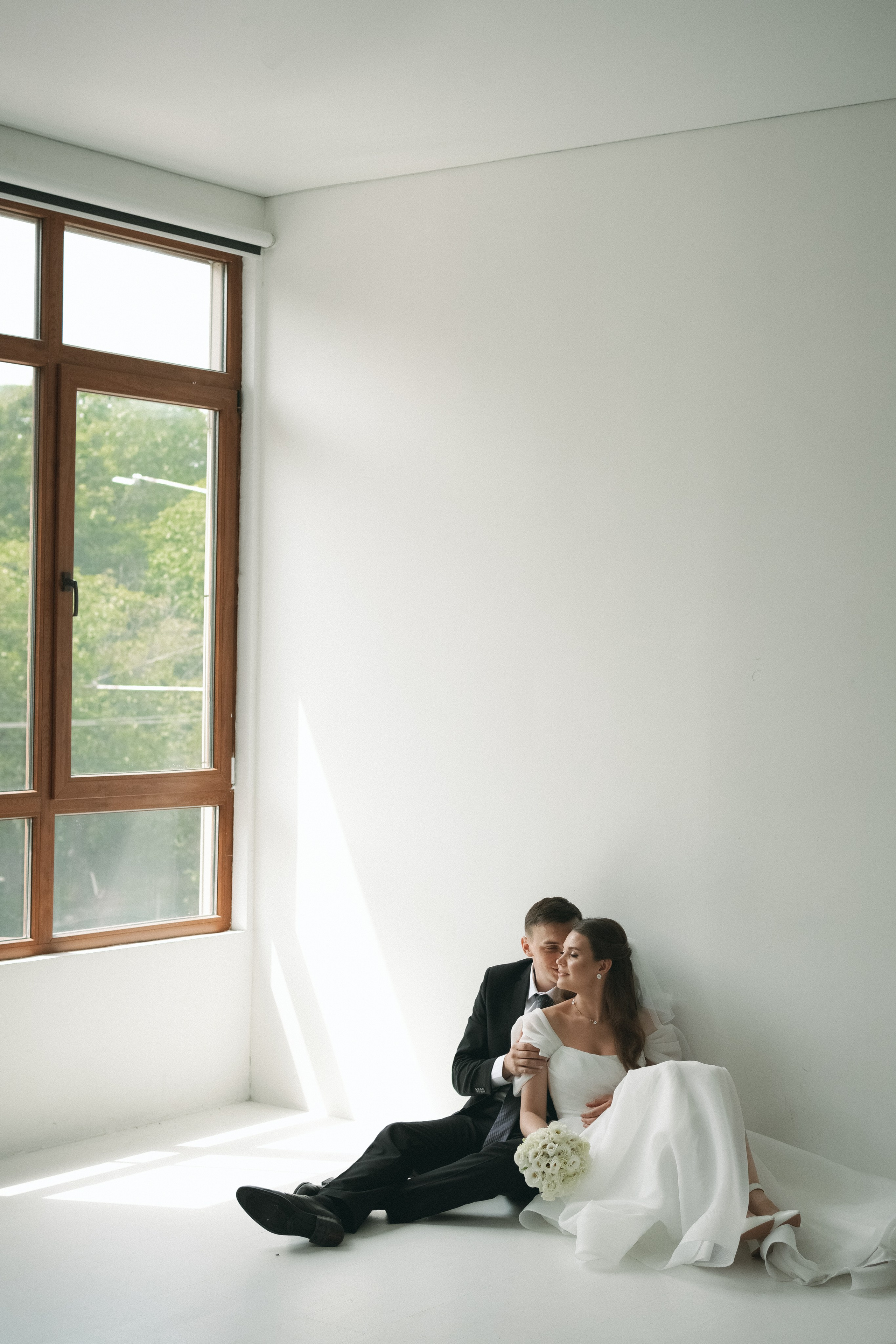 Свадебная история в студии. Свадебный и семейный фотограф Афанасьева Анна в Кисловодске