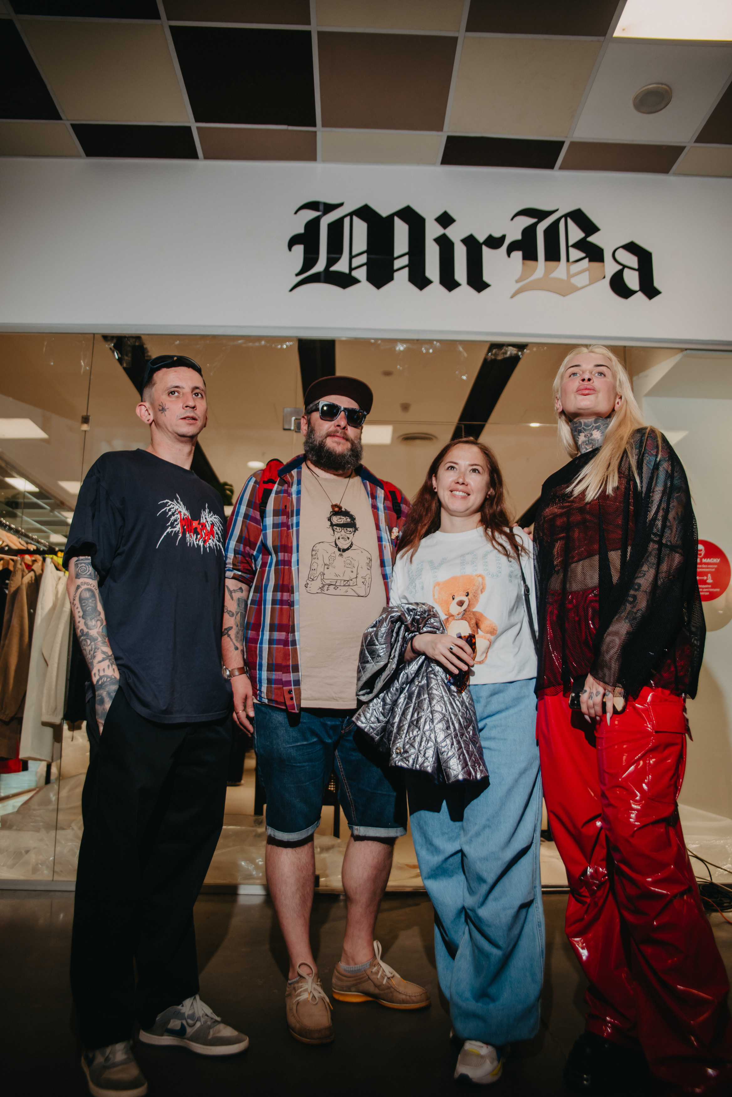 Открытие магазина концептуального бренда одежды MIRBA. Контент фотограф Илья Урс