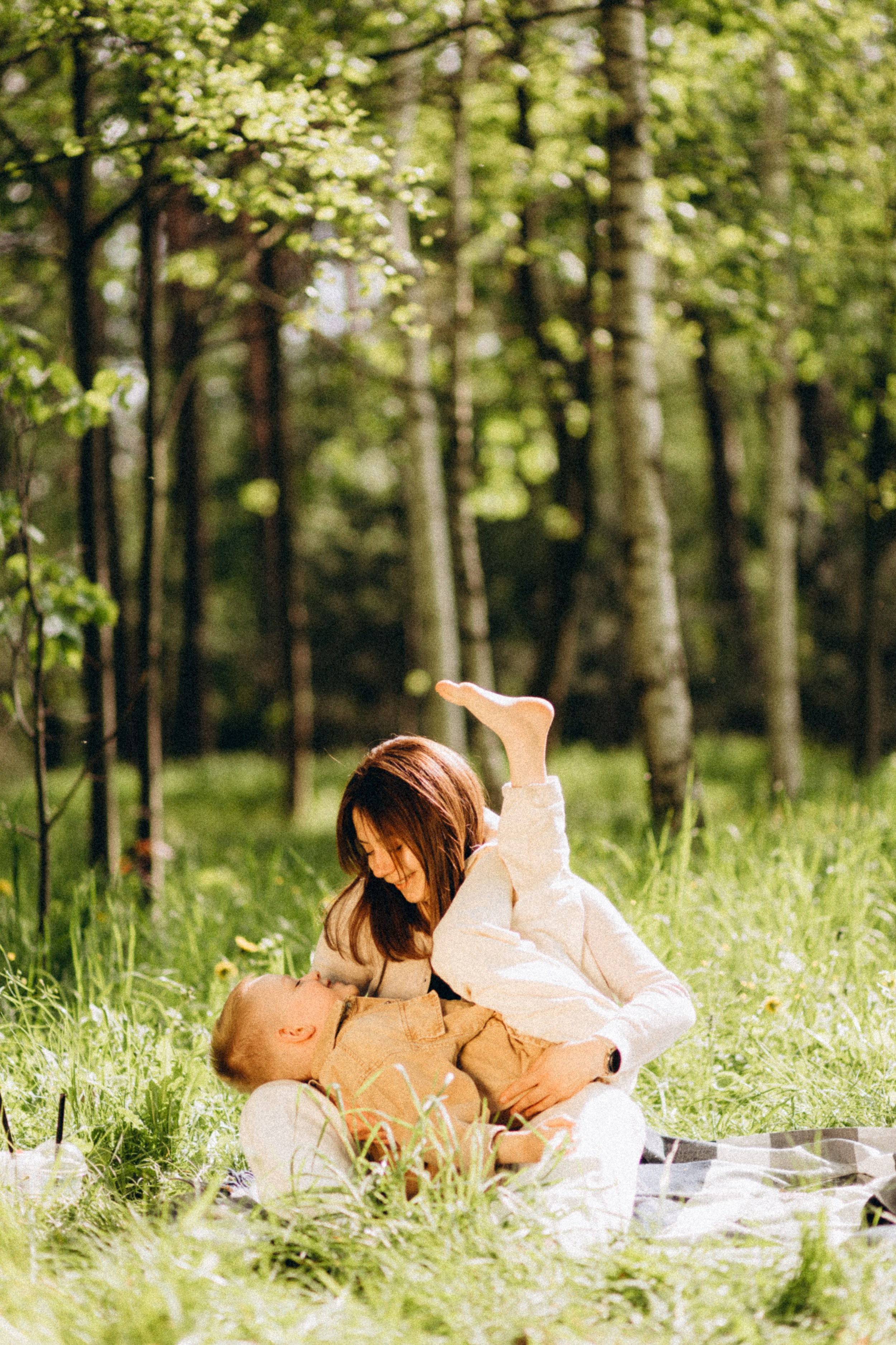 Пикник мама и сын. Krylovaphoto