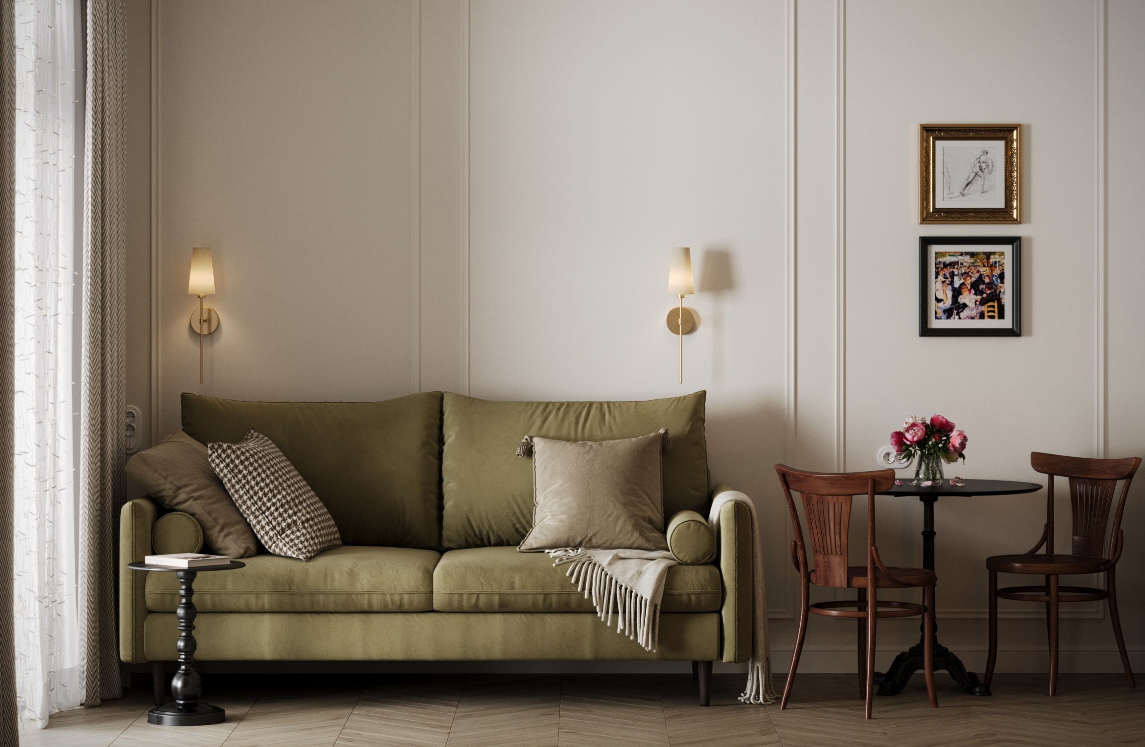 3Д визуализация квартиры ЖК Достижение 24 m². Заказать 3Д визуализацию интерьеров — Дарья Веденёва