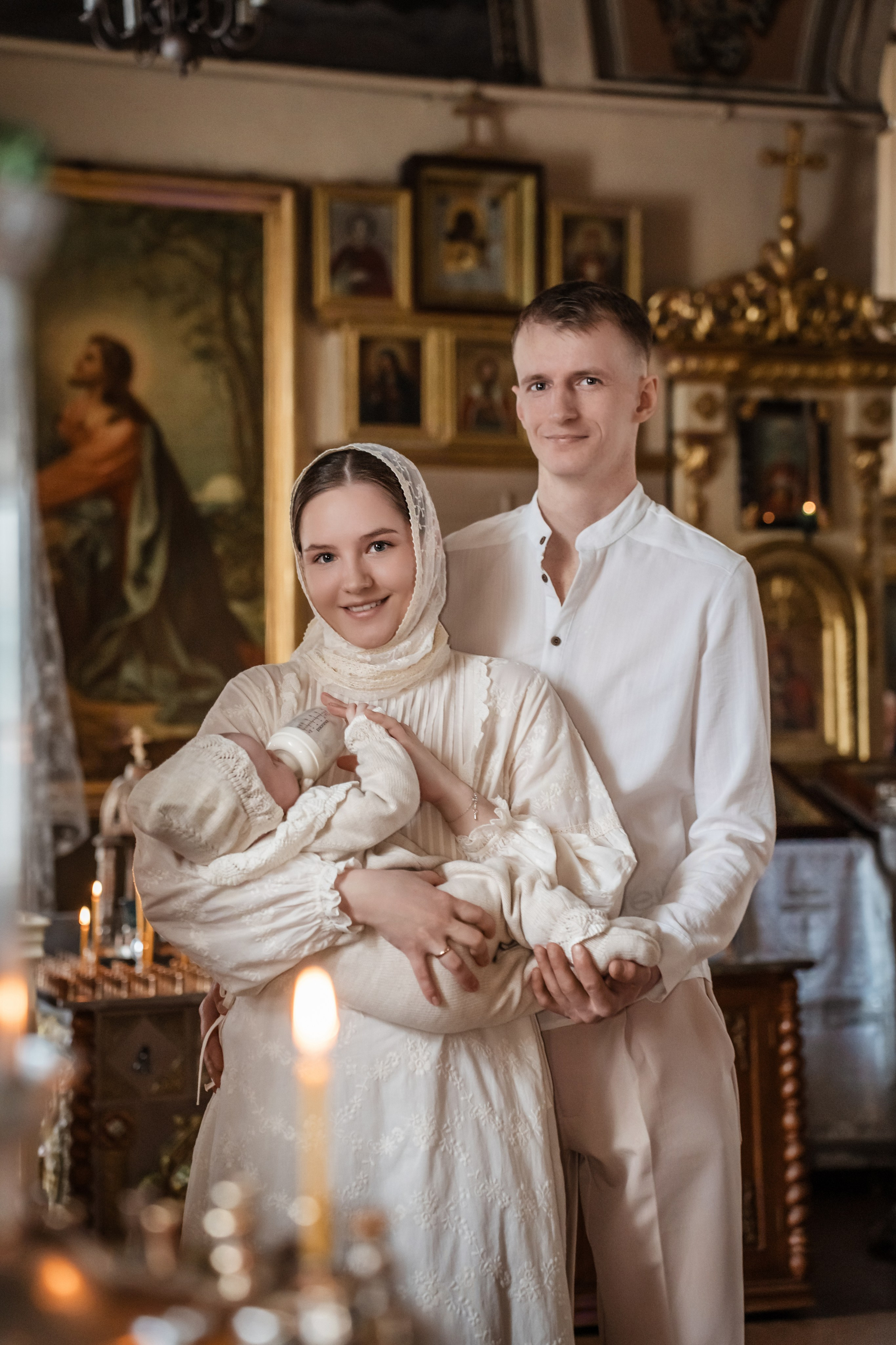 Крещение Марии в храме Дмитрия Солунского. Фотограф на Крещение Тула и Венчание в Туле, детский и семейный фотограф