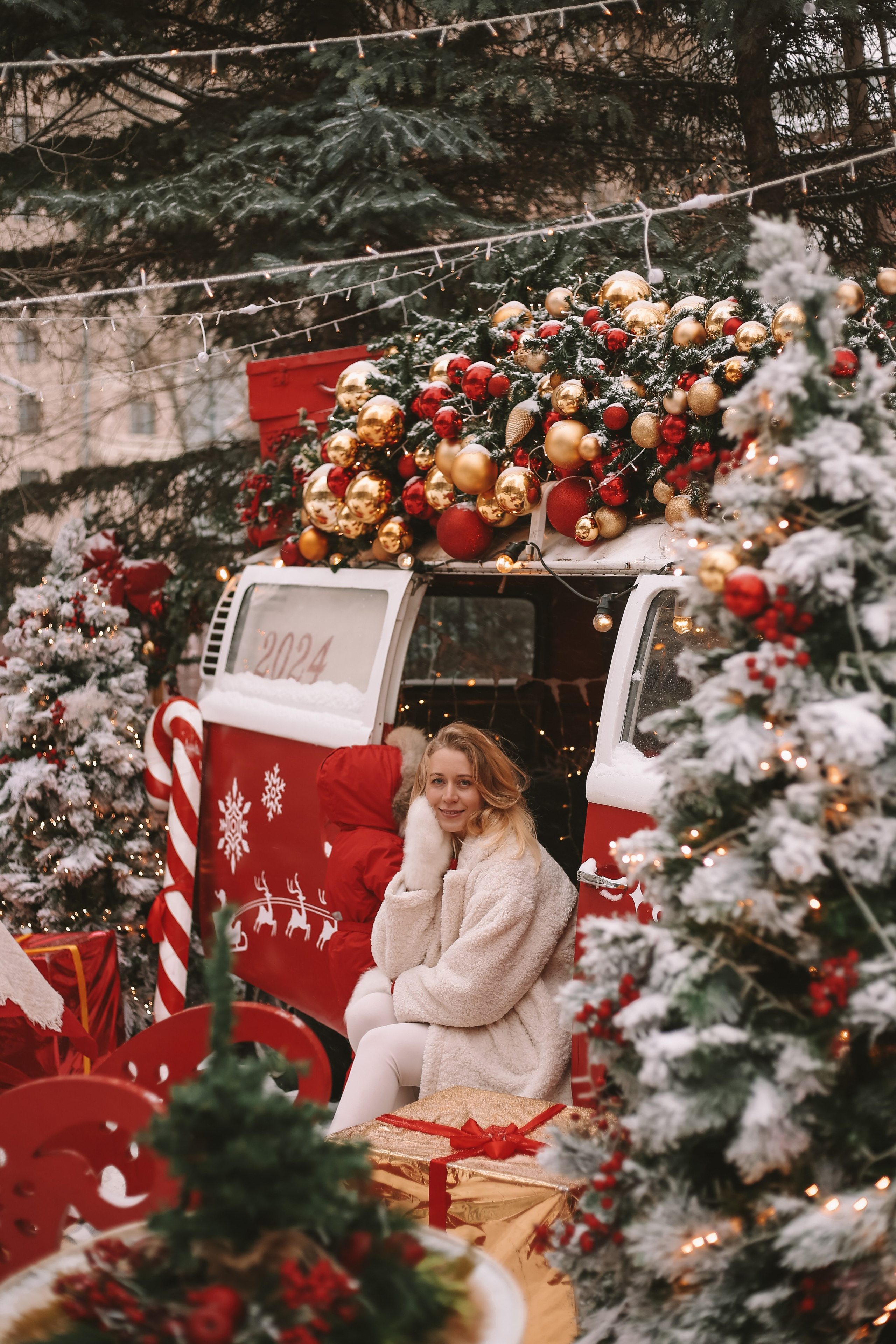 Сhristmas BUS 2024. Семейный фотограф в Москве и МО Варвара Шаранова