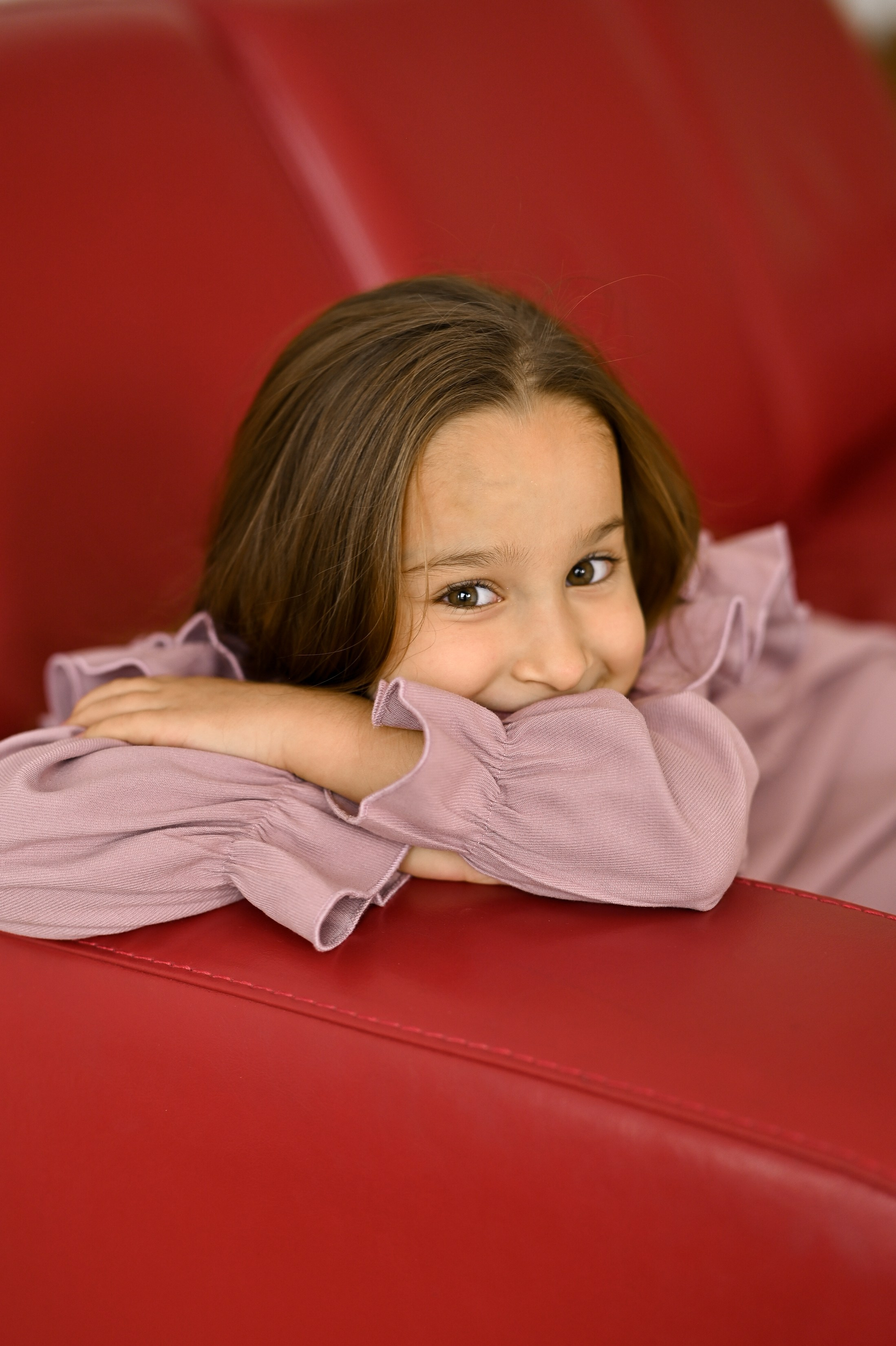 Фотосессия мамы и дочки в студии 13point. Semerlina.ru