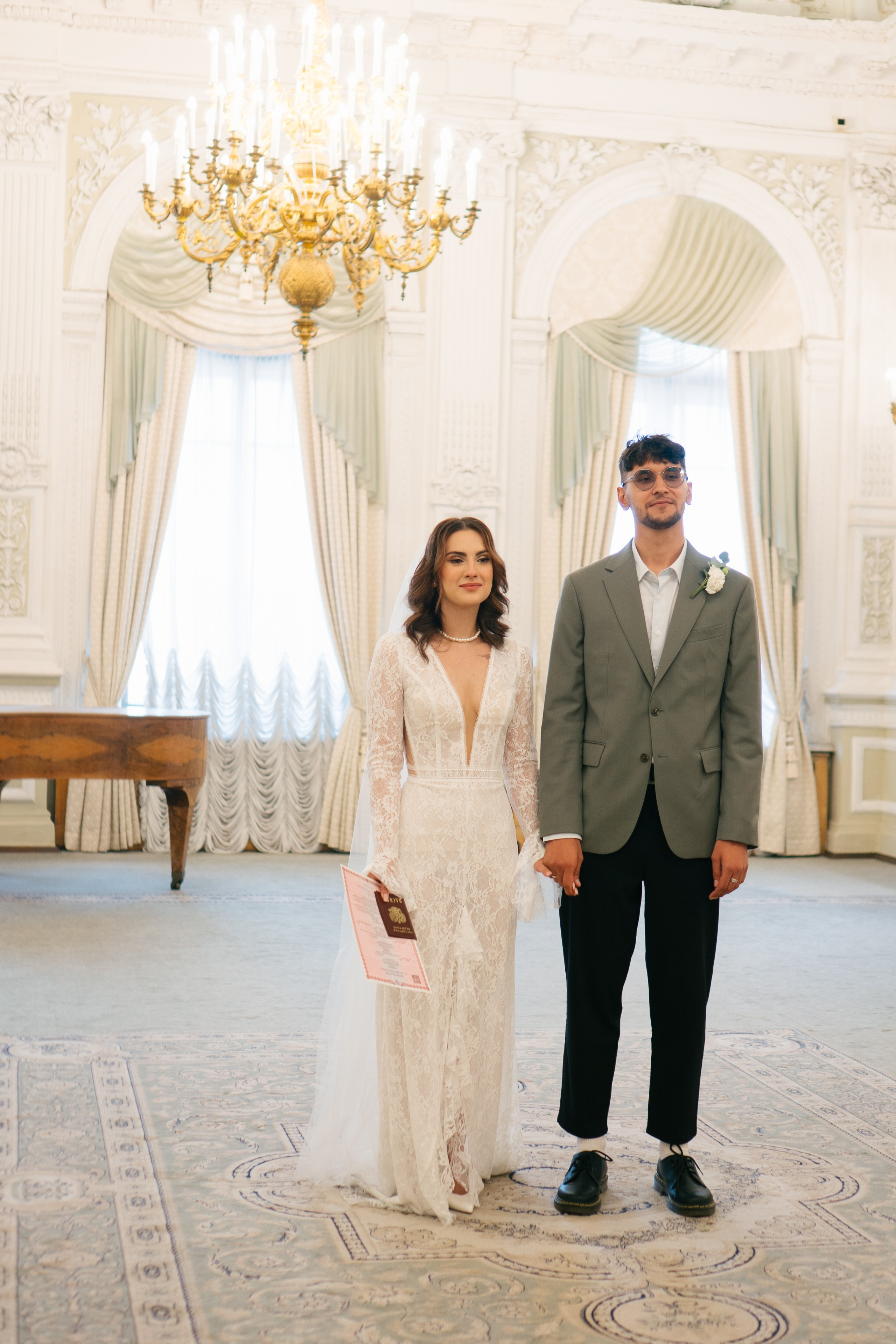 СВАДЕБНАЯ СЬЕМКА В ПЕРВОМ ДВОРЦЕ БРАКОСОЧЕТАНИЯ. Профессиональный фотограф, Санкт-Петербург — Виктория Богомолова