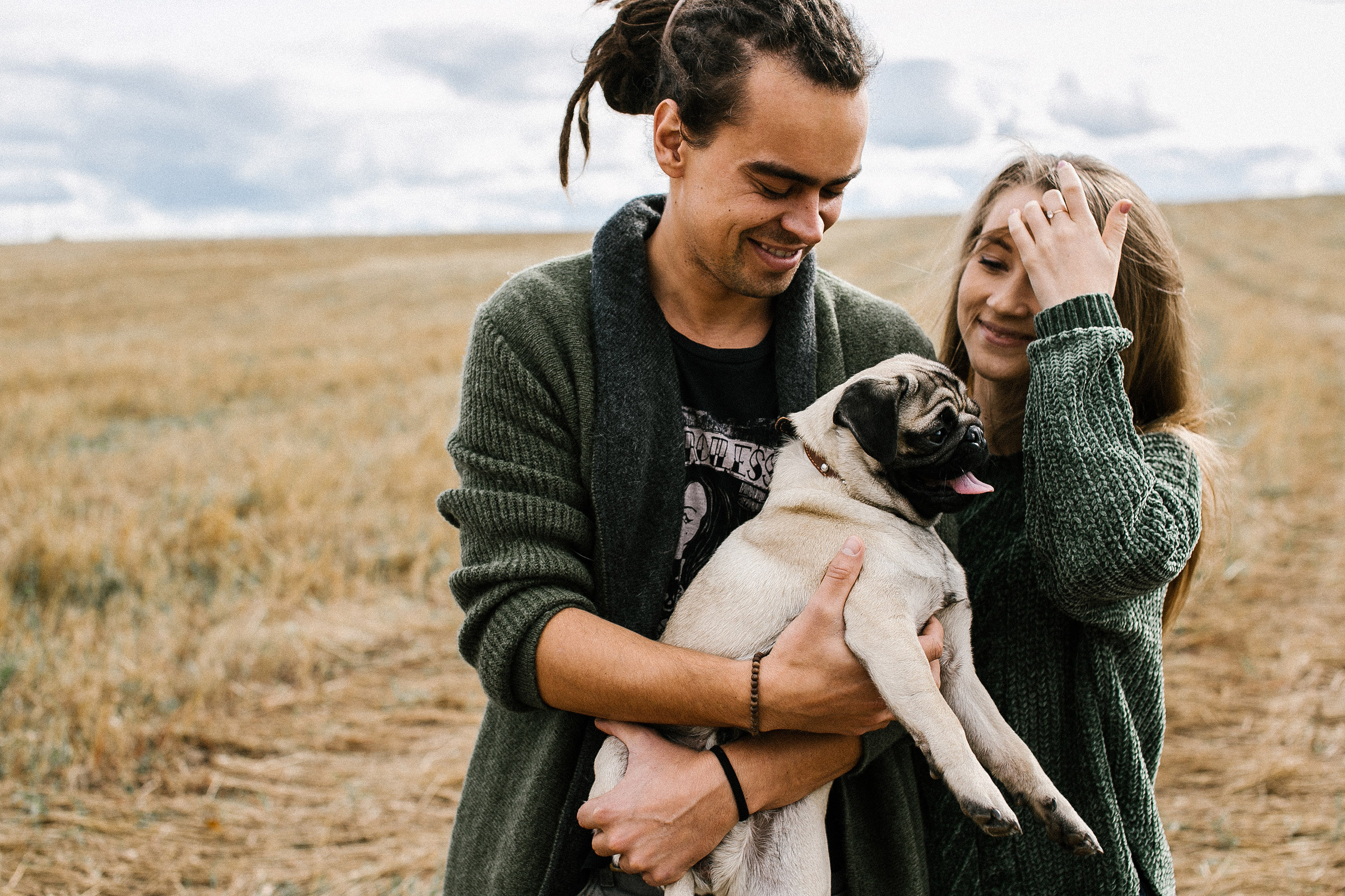 Фотосессия в поле. Свадебный фотограф Элли Федосеева