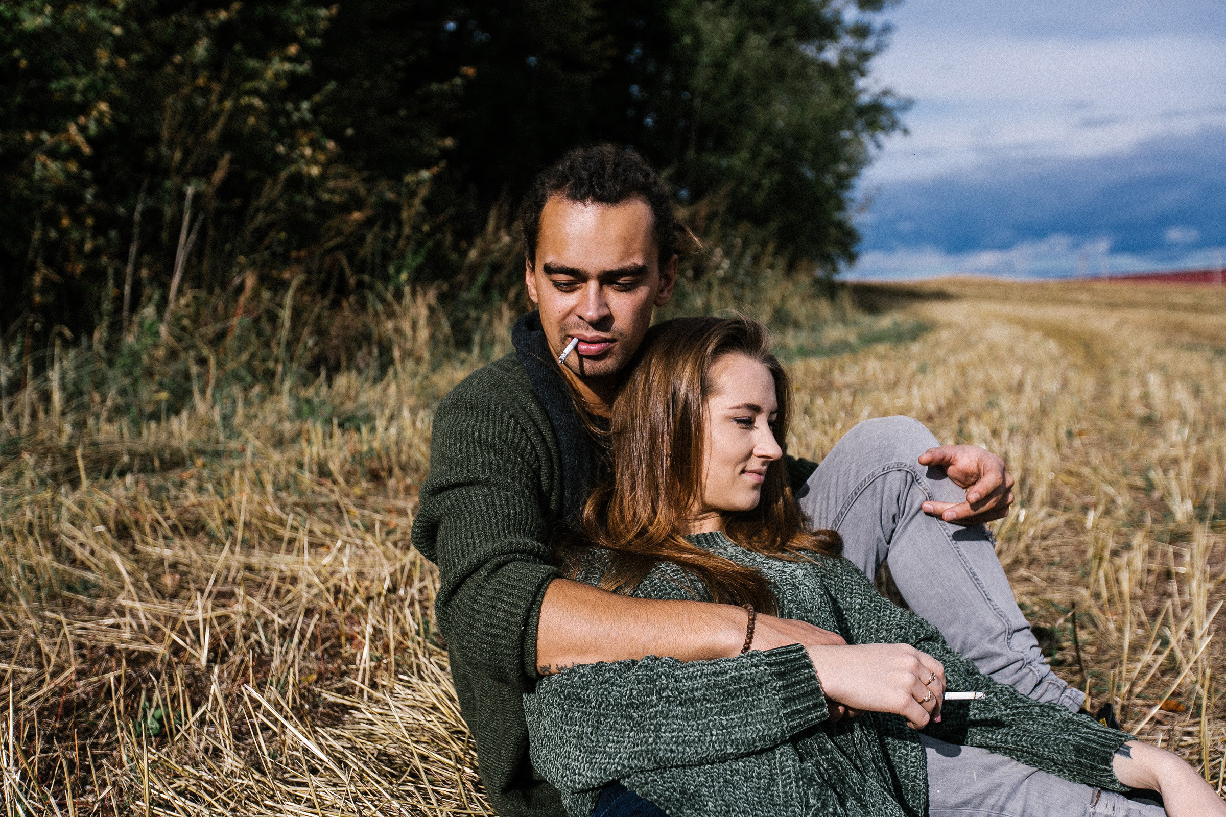 Фотосессия в поле. Свадебный фотограф Элли Федосеева