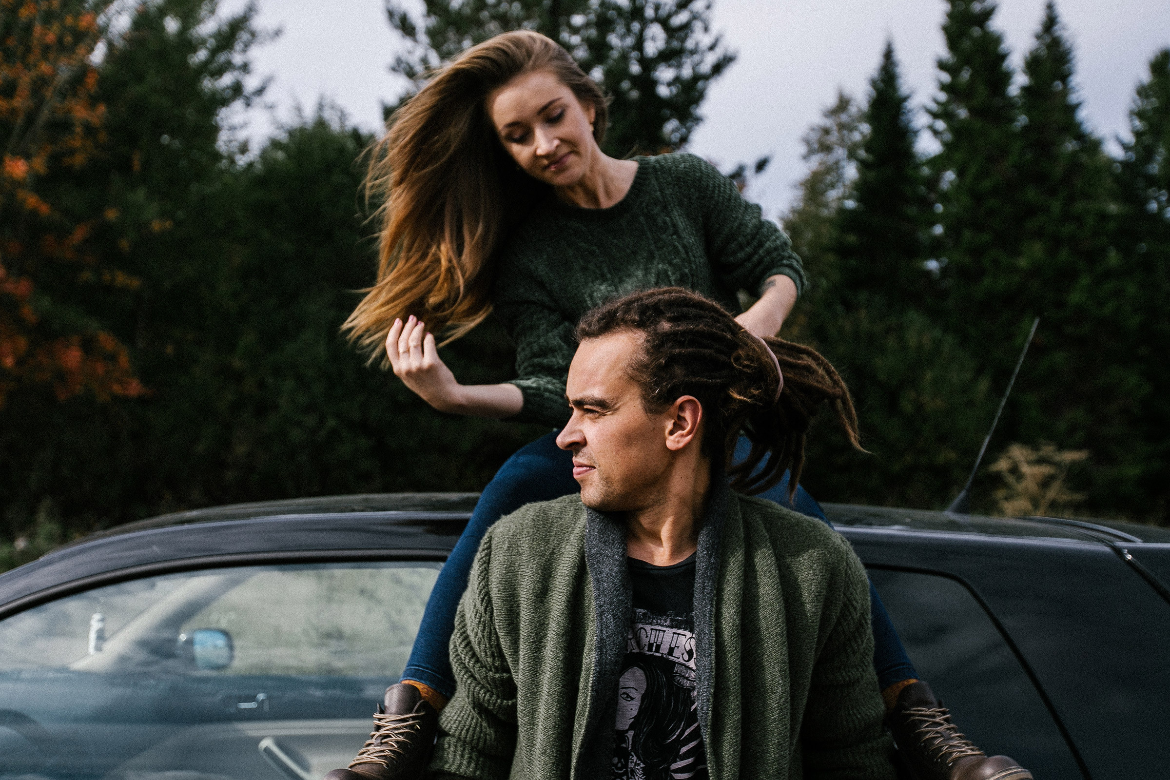 Фотосессия в поле. Свадебный фотограф Элли Федосеева