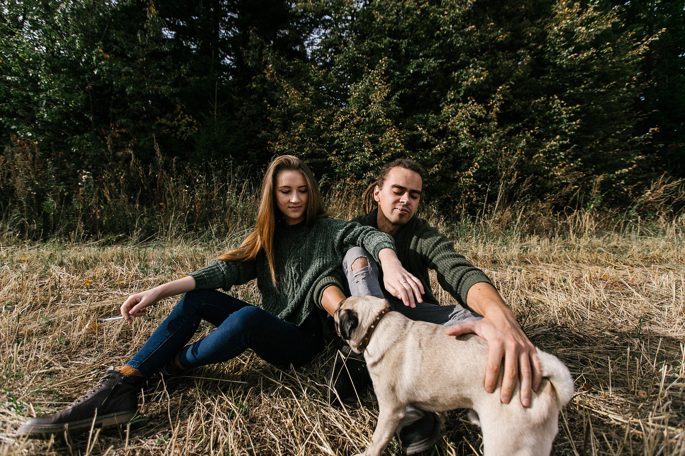 Фотосессия в поле. Свадебный фотограф Элли Федосеева