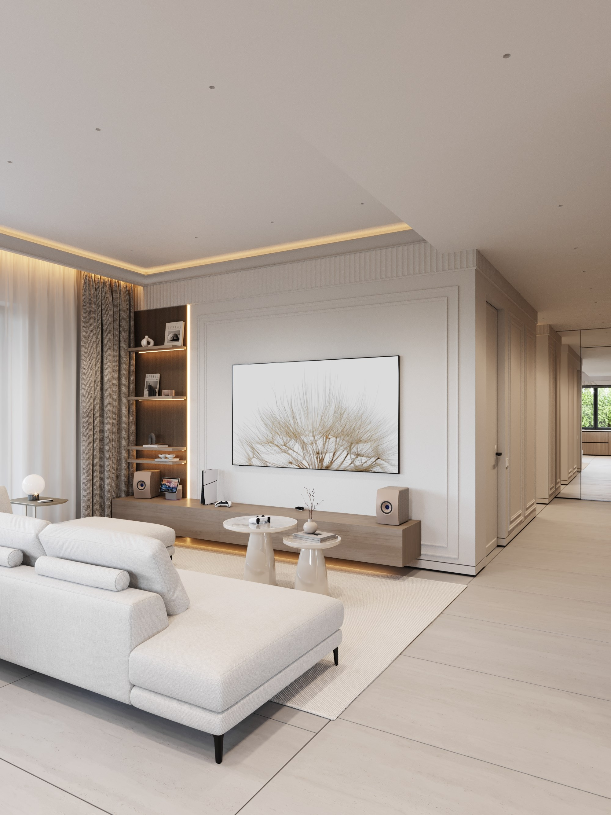 Дом в Раменском. Архитектурные интерьеры