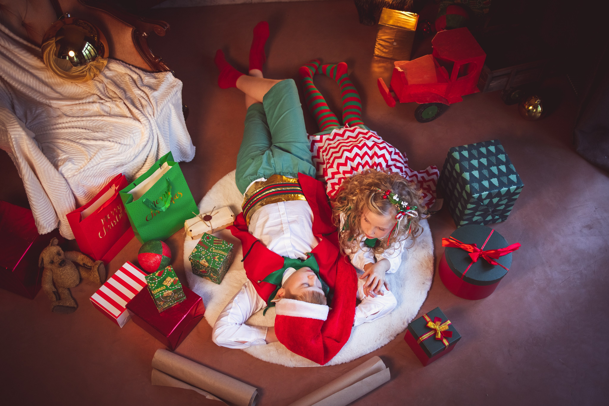 Новогодние ЭЛЬФЫ. Семейный и детский фотограф в Краснодаре Анна Трашкова