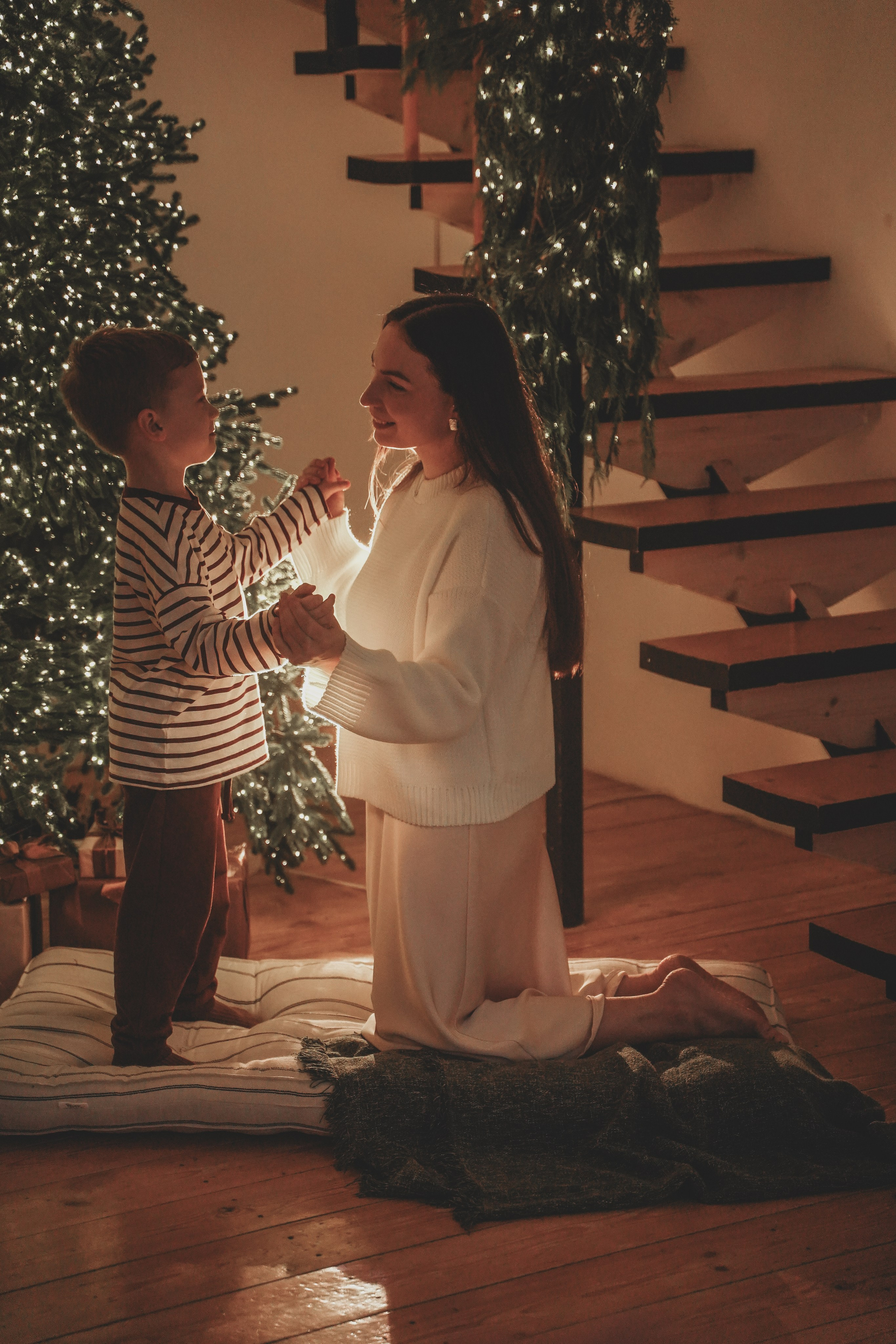 Новогодняя ночная фотосессия. Семейный и женский фотограф в Краснодаре Анастасия Приймак