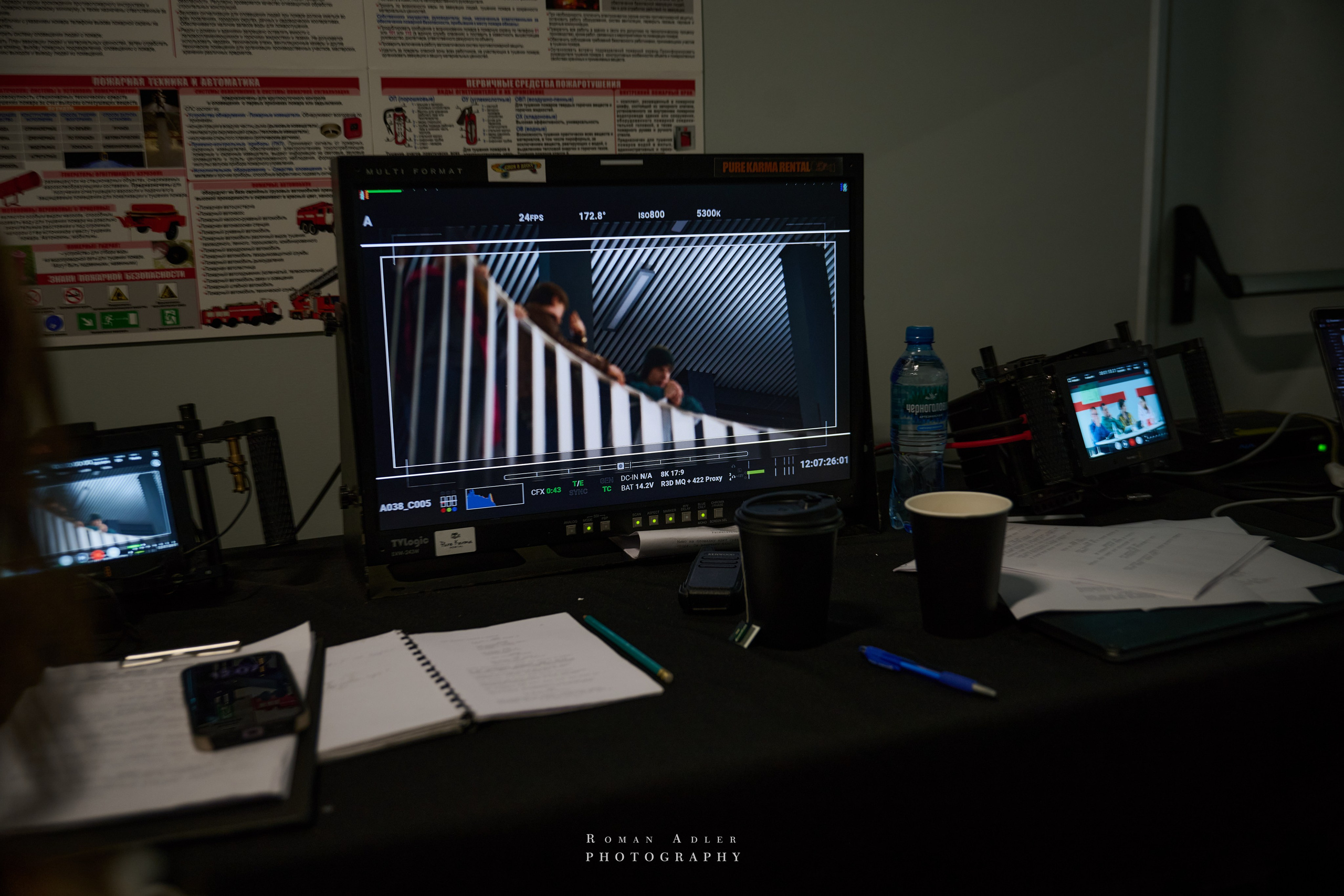 Репортаж со съёмок фильма «Своя в доску». Фотограф Роман Адлер