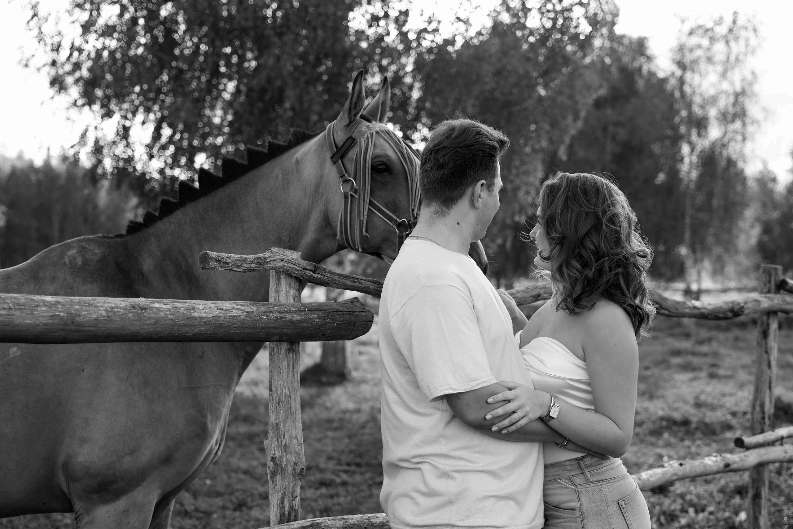 Валентин & Валерия. Конная прогулка. Свадебный и Event фотограф в Москве Бажина Ирина