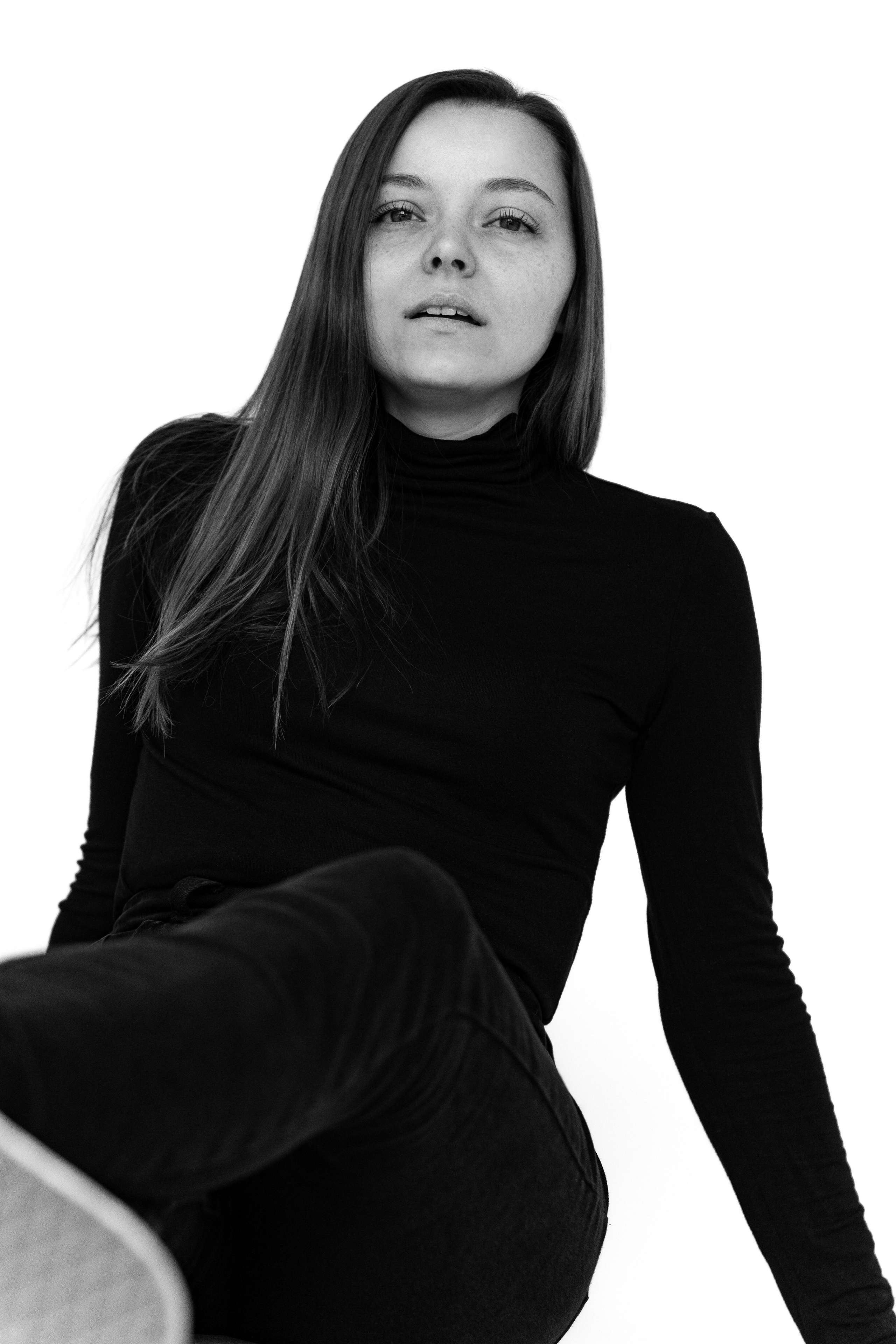 Алина. Классический чб портрет. Фотограф в Челябинске Любовь Денисенко