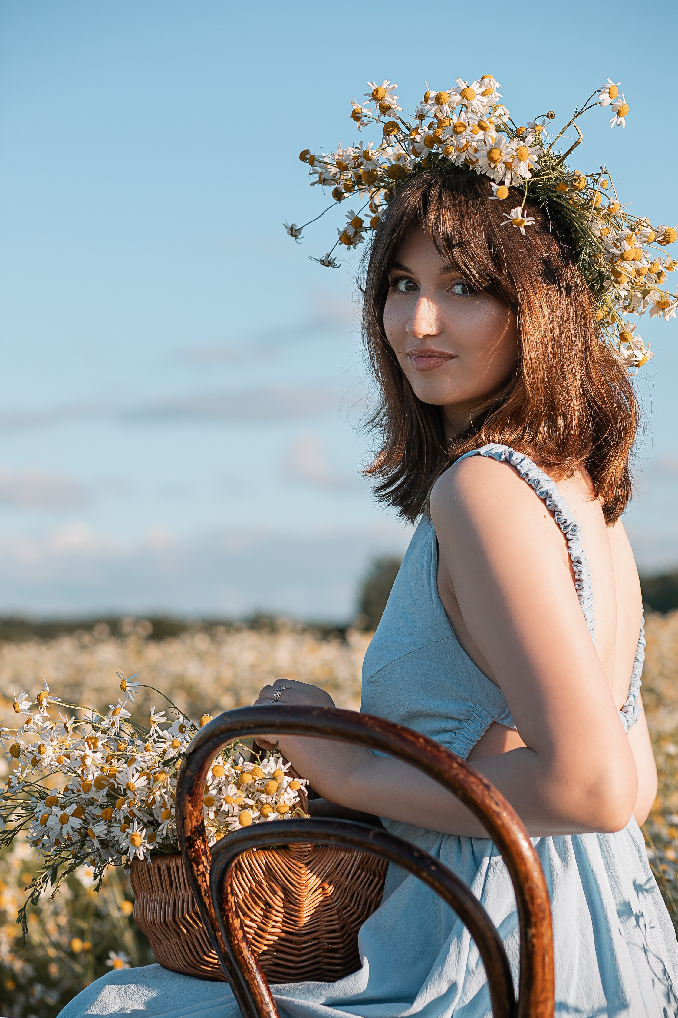Оксана. Фотодень в ромашках. Свадебный и семейный фотограф в Колпино и СПб Юлия Папанова