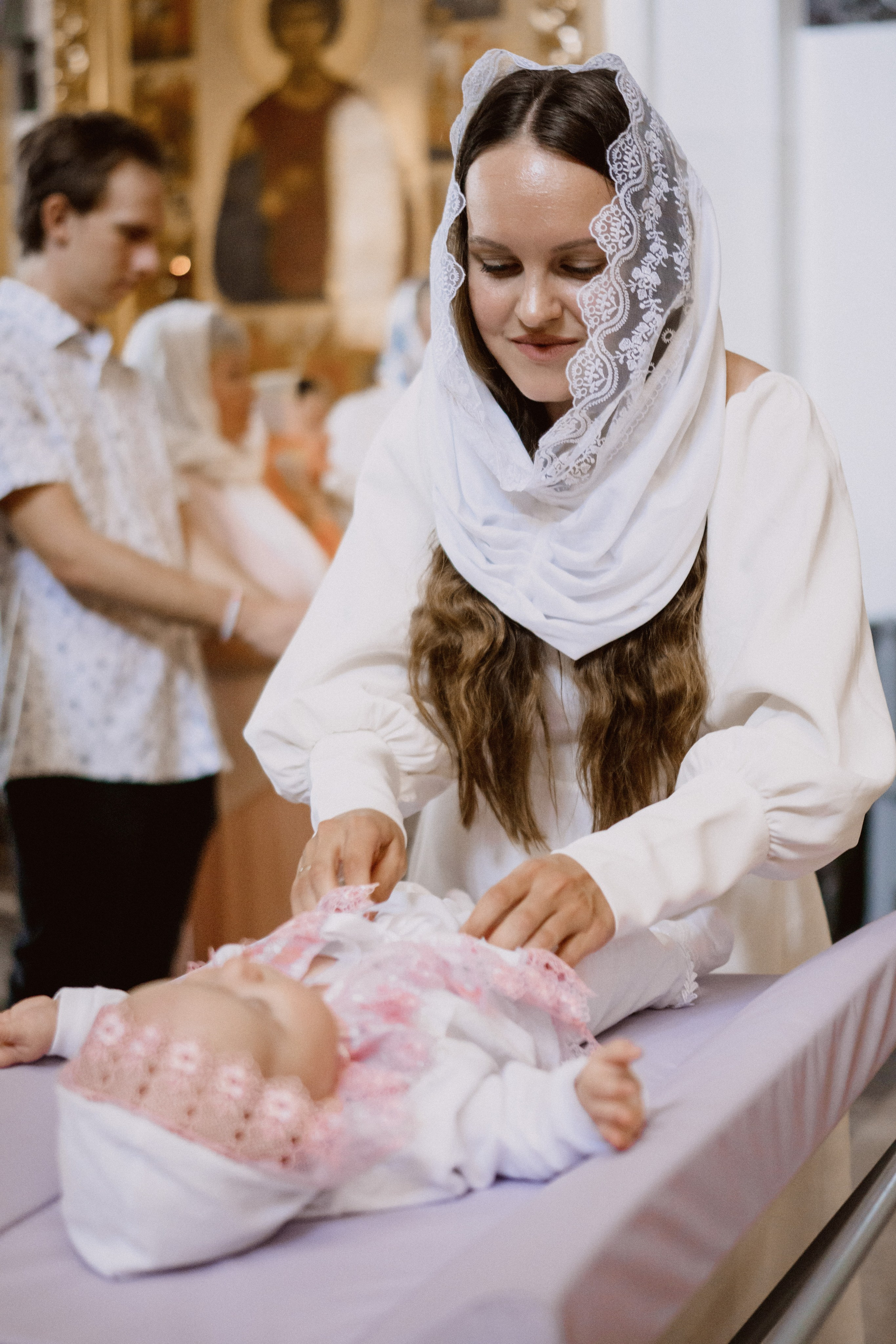 Крещение в Новодевичьем монастыре. Семейный фотограф и видеограф Алёна Ким