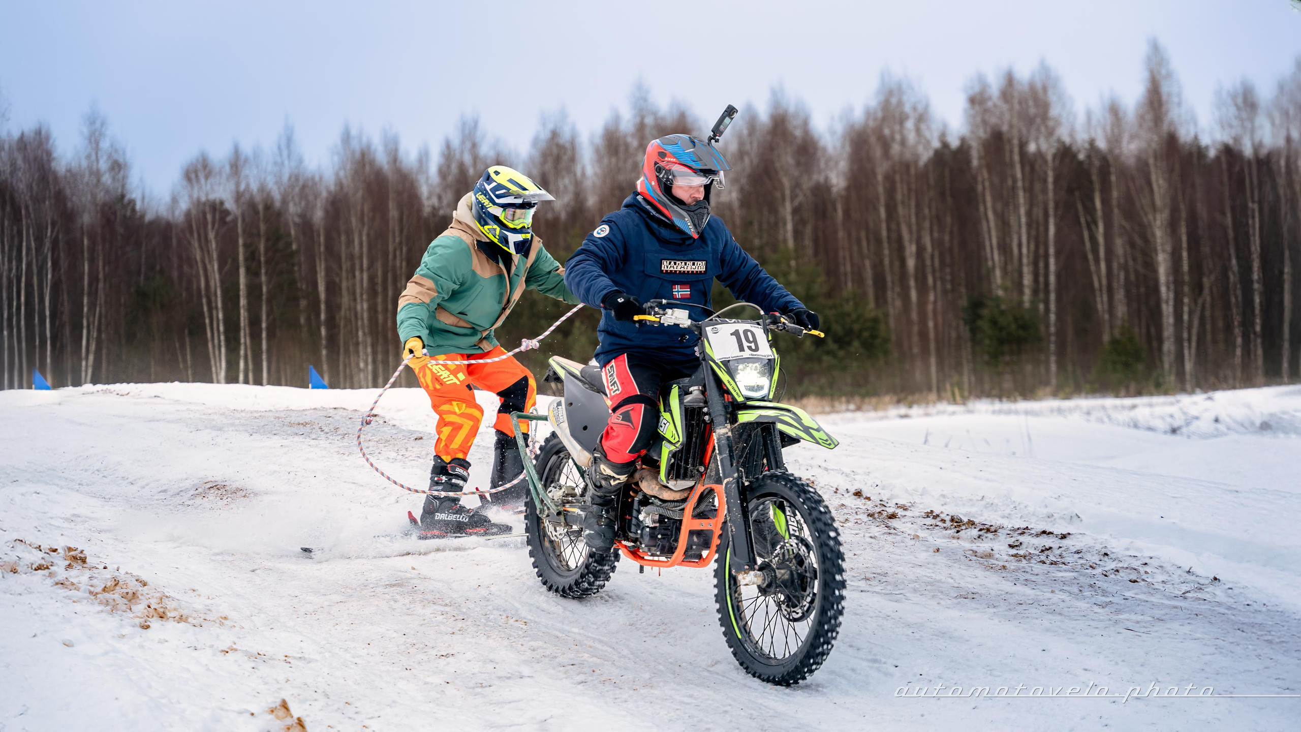 Скийоринг в Конаково 2024/25. 1 этап