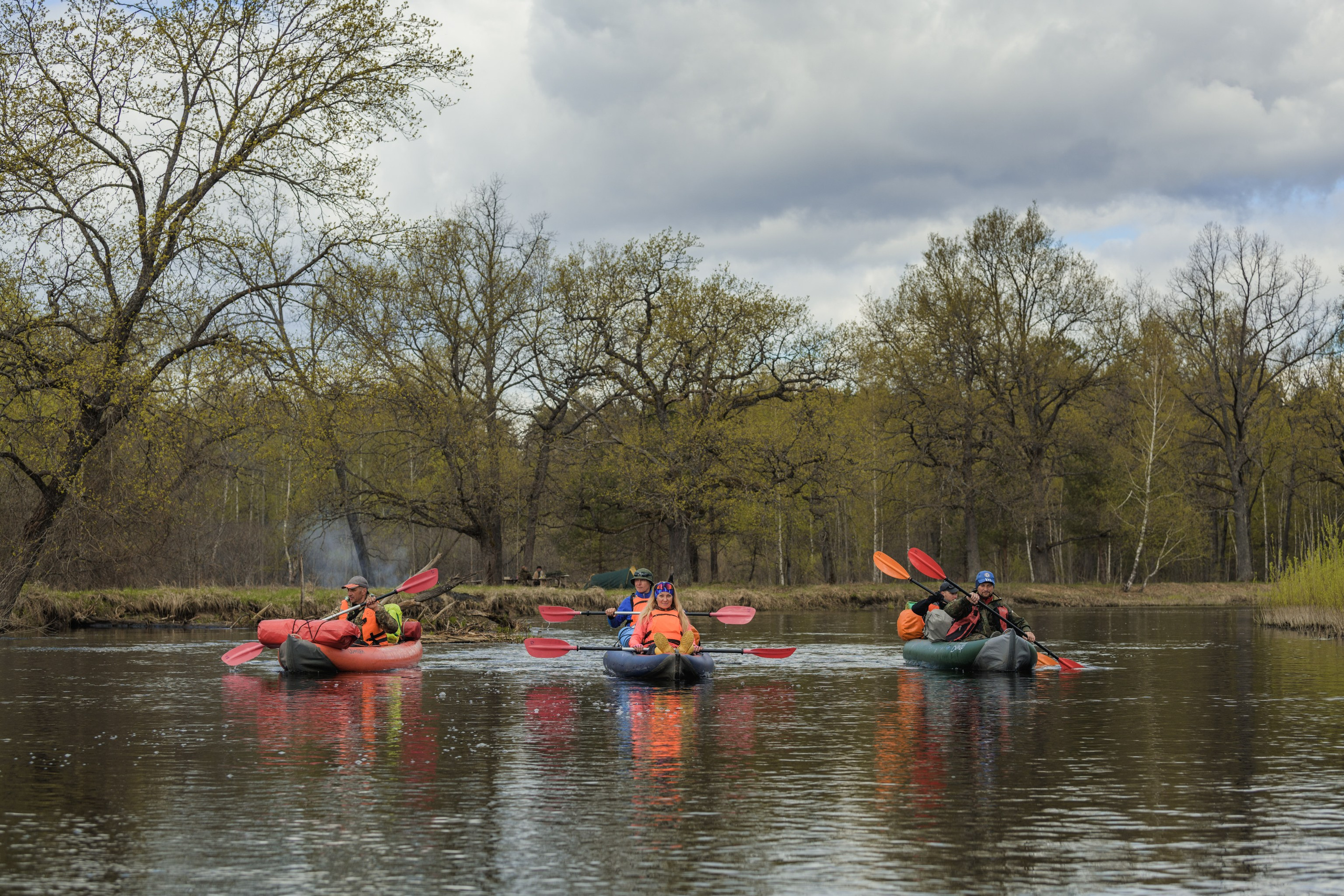Водный поход 1-й кс по реке Случь. Репортажный фотограф Владимир Беляй