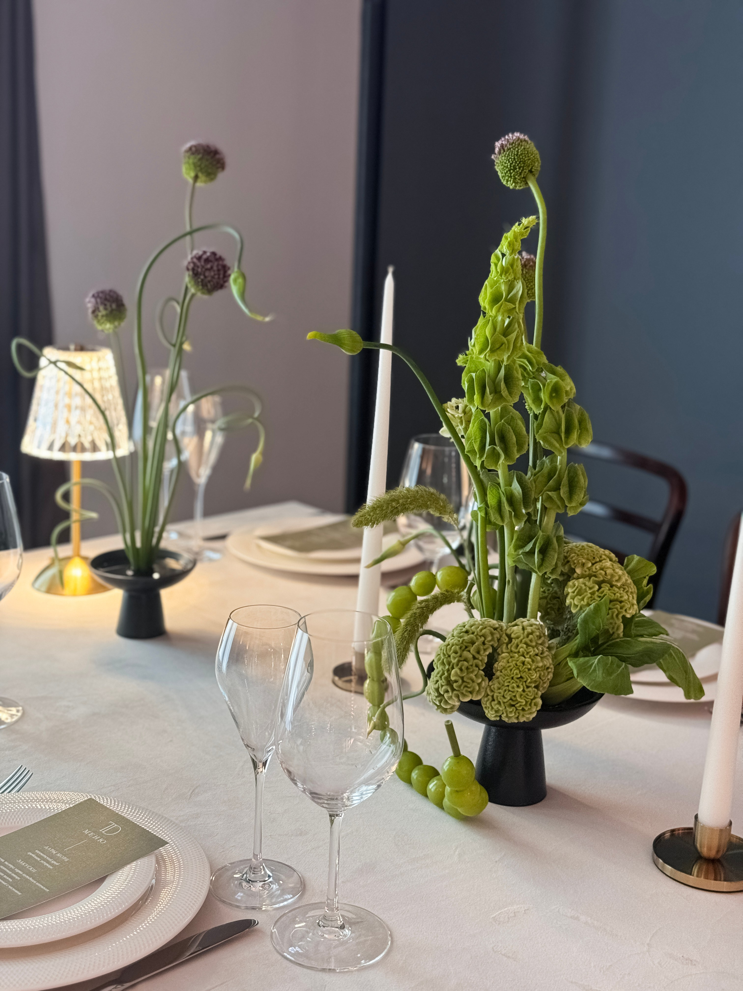 Оформление ужина. Ксения Почтарь. Декоратор и флорист, город Владивосток