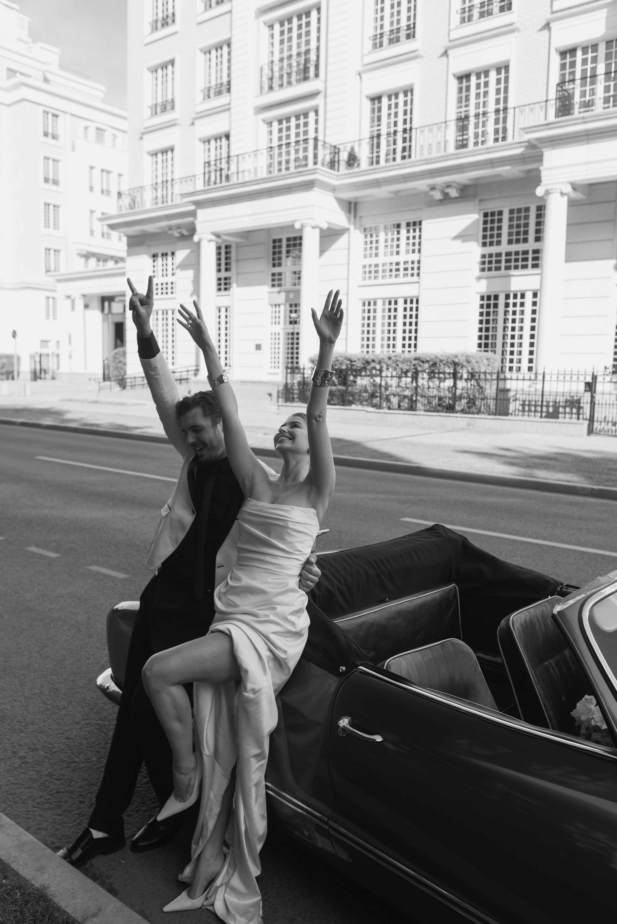 Прогулка | ретро-кабриолет. Свадебный и семейный фотограф в Москве Анна Сдобнова