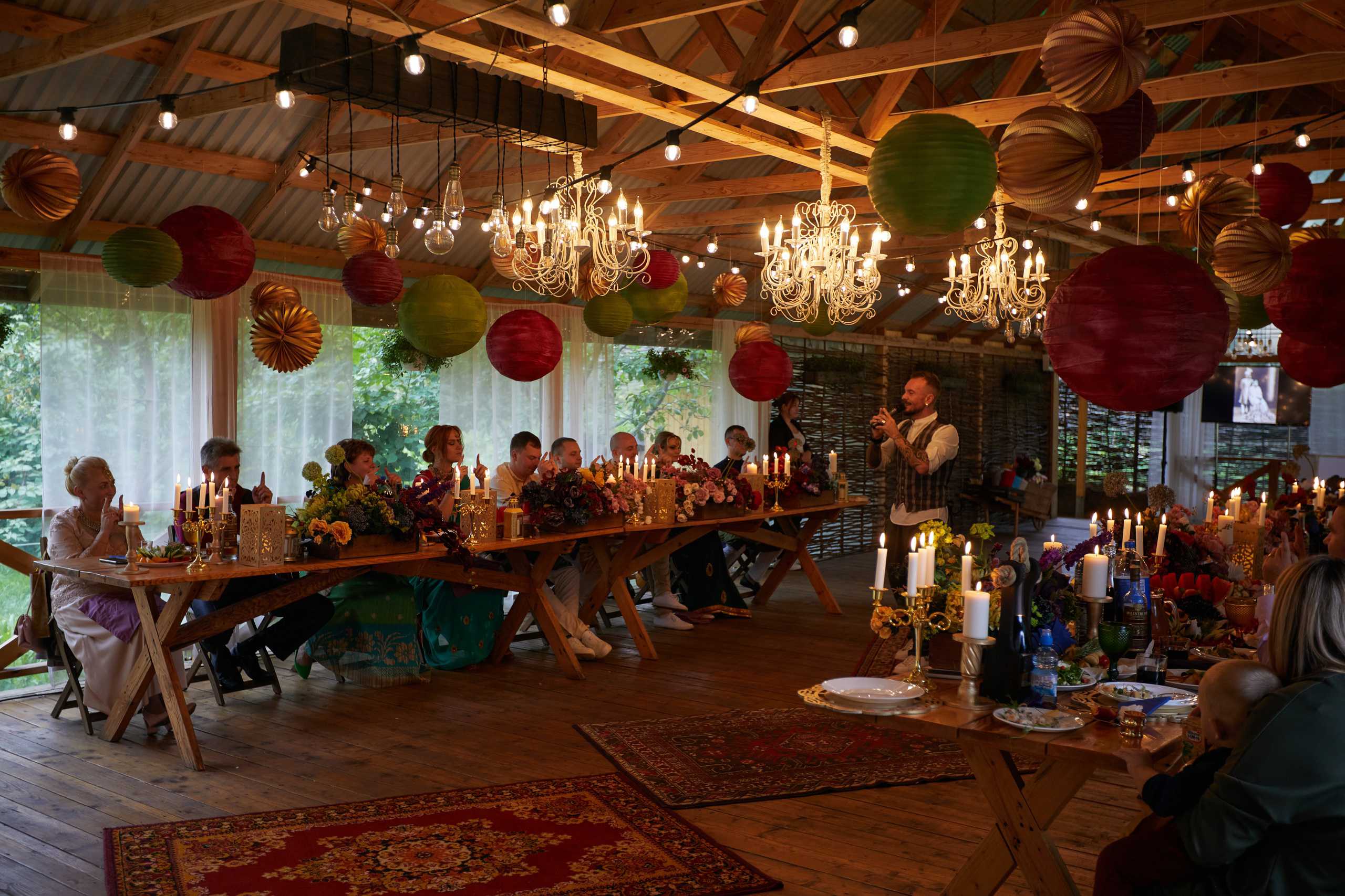 Boombay Day. Rich Event Decor