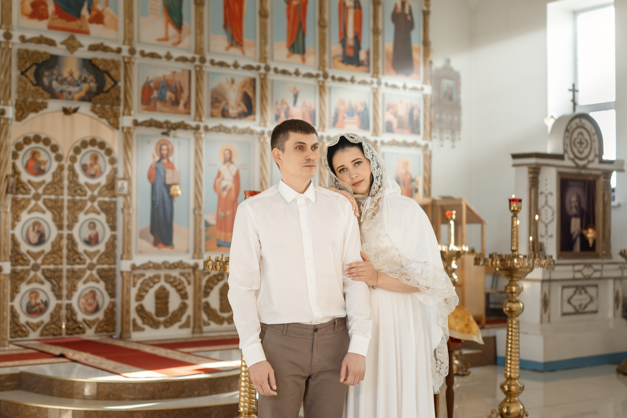 Венчание в храме Благовещения Пресвятой Богородицы. Церковный фотограф на Таинство Крещения и Венчания в Оренбурге и Оренбургской области Екатерина Белкина