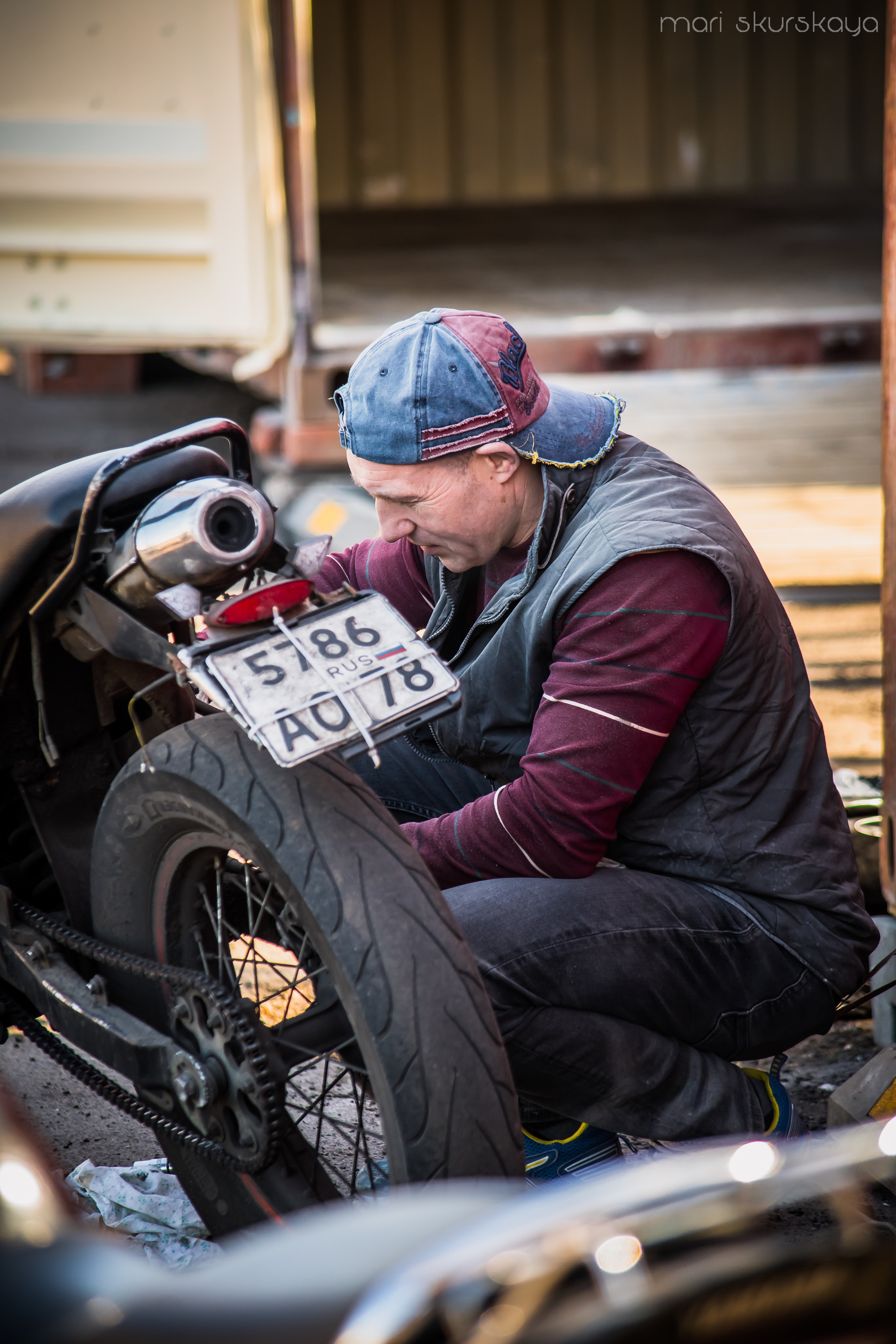 Мотошкола. Мотофотограф в Санкт-Петербурге Мария Скурская