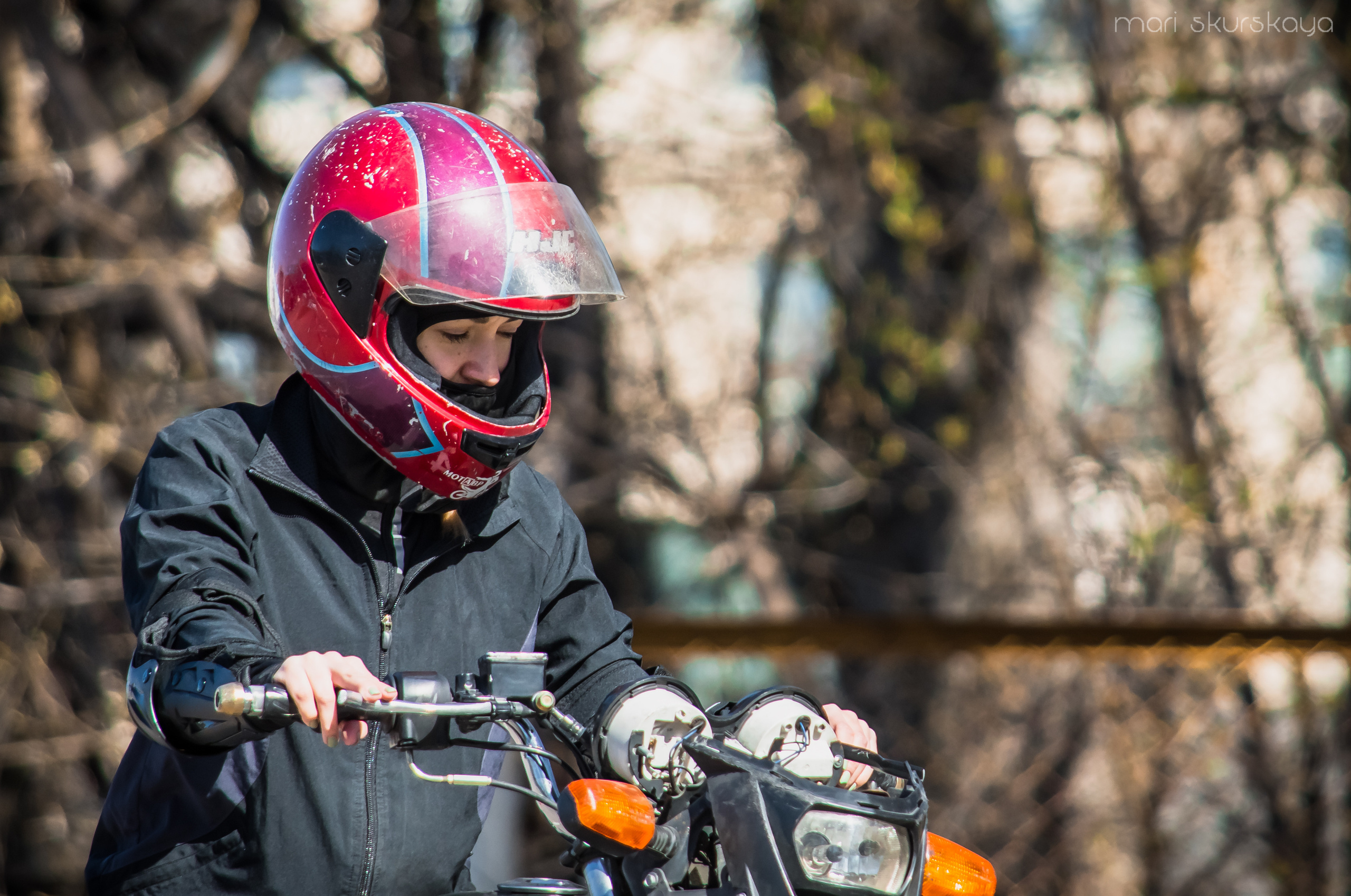 Мотошкола. Мотофотограф в Санкт-Петербурге Мария Скурская