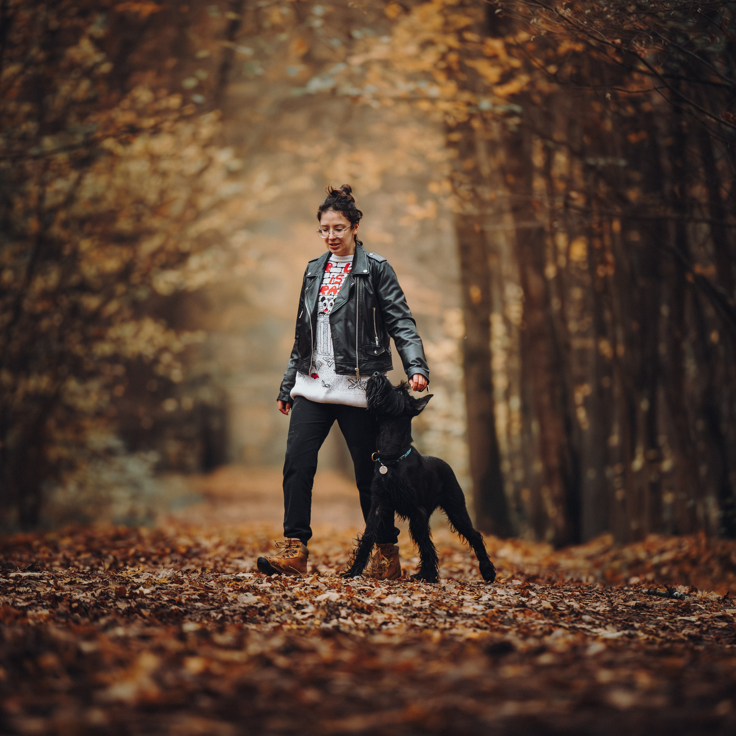 Даша и Умбра. Семейный фотограф анималист Ананьева Мария — Москва