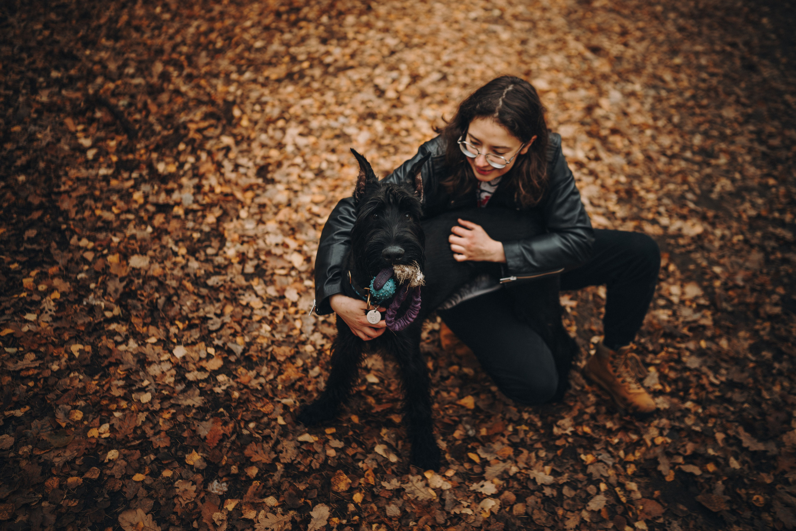 Даша и Умбра. Семейный фотограф анималист Ананьева Мария — Москва