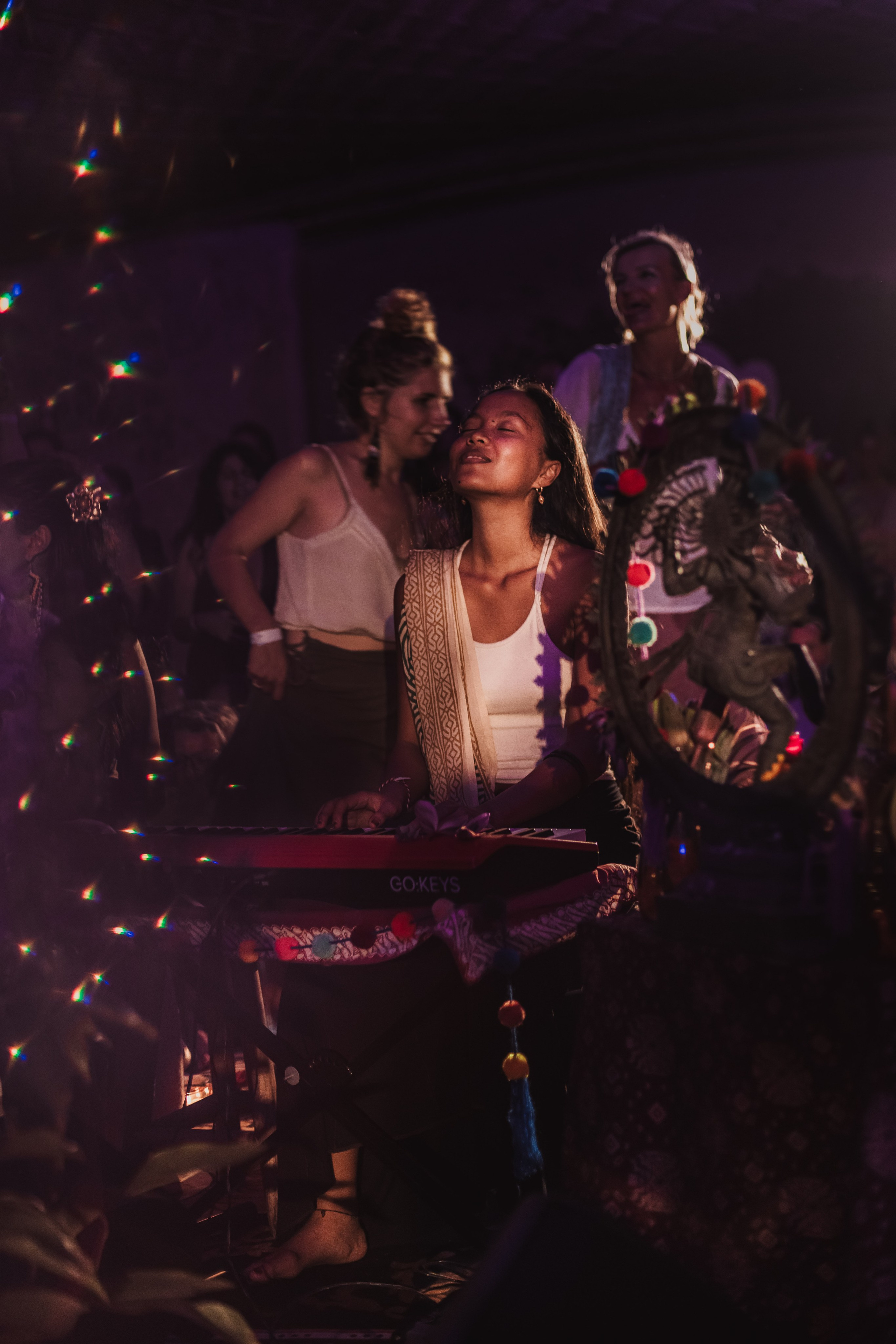 Hanuman Project kirtan at Alchemy april. Mariam Bagdasaryan