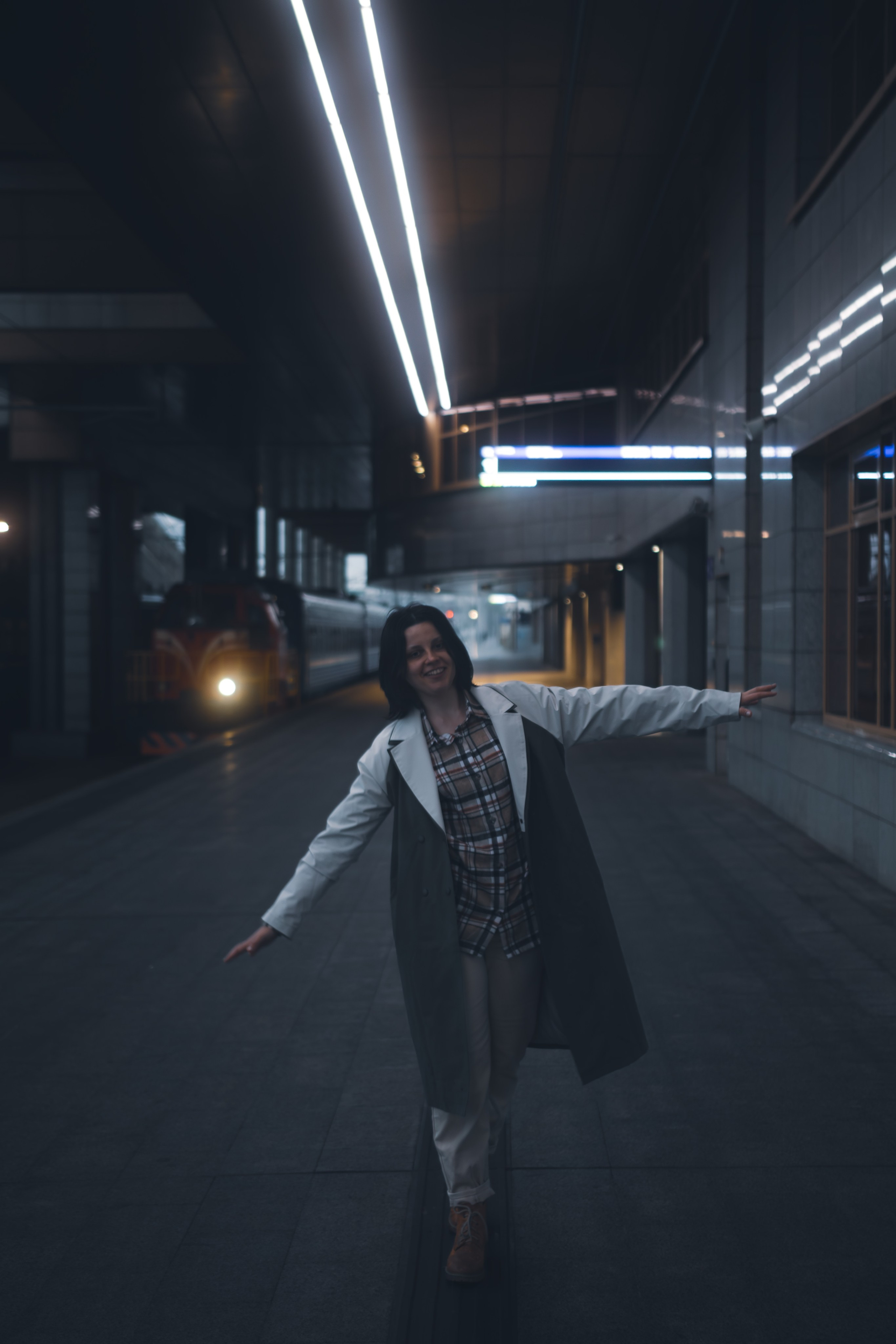 Фотосессия на вокзале