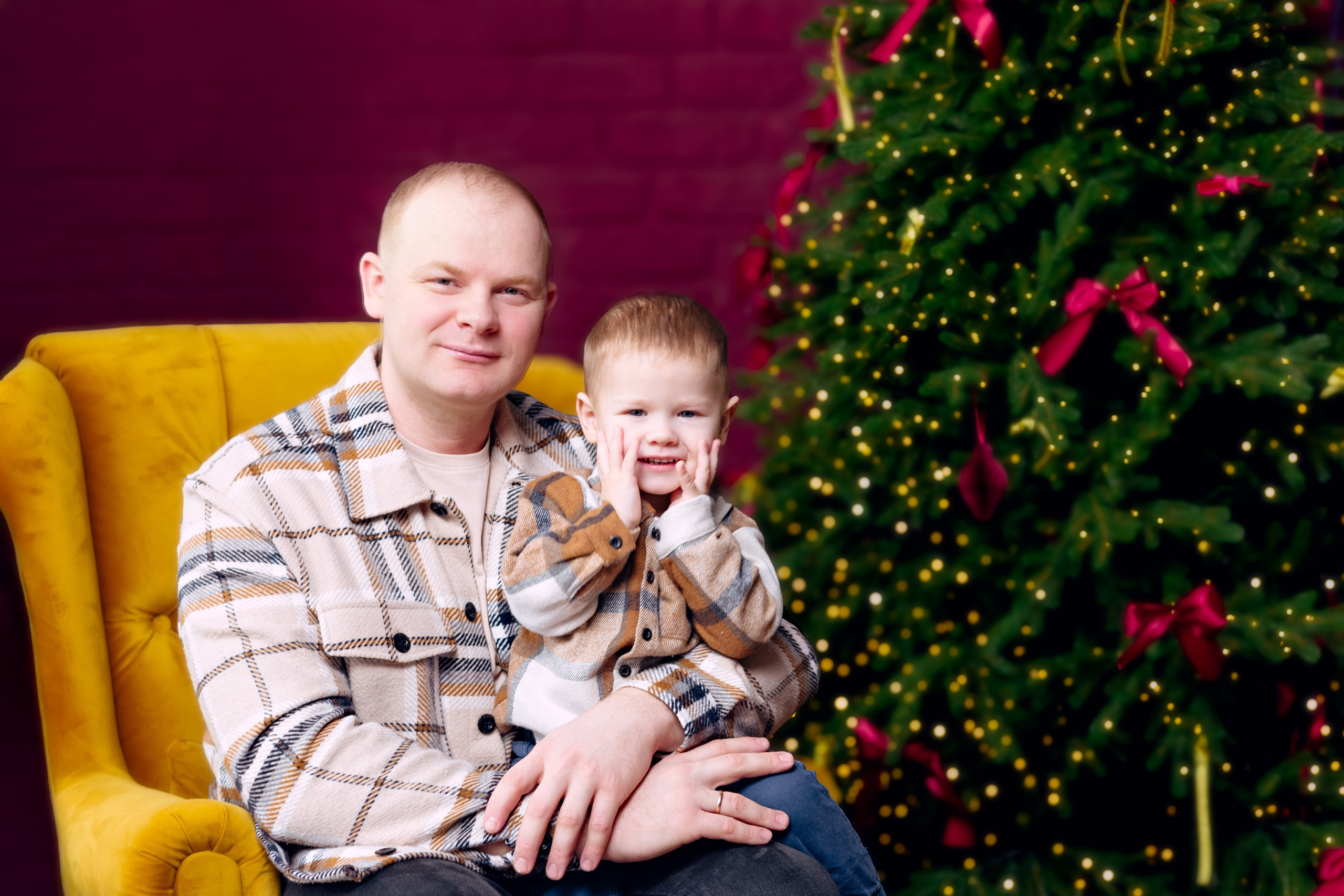 Семейная новогодняя фотосессия