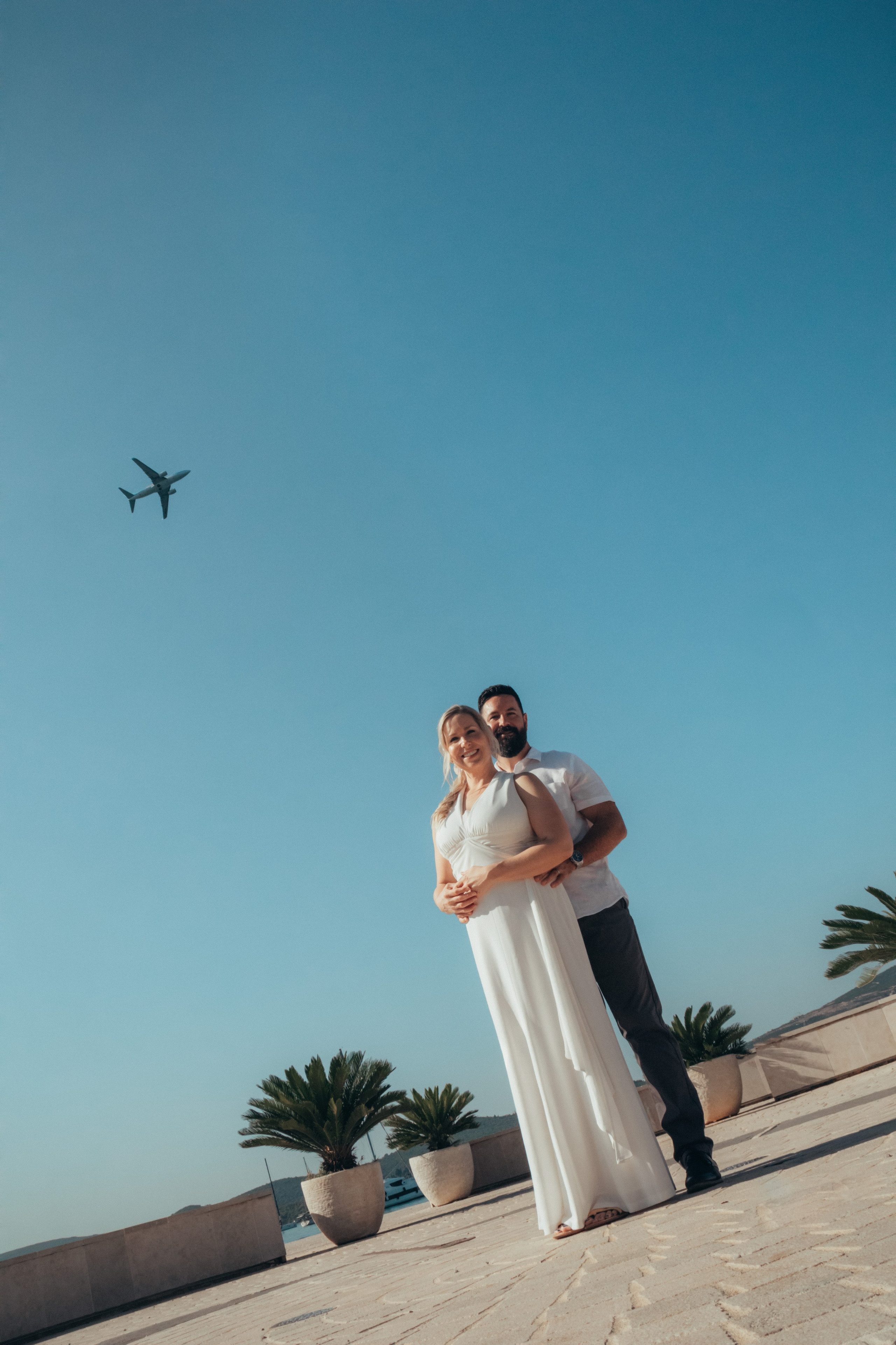 Nancy and Justin Adriatic anniversary. Portrait photographer in Tivat Montenegro Katerina Kirsanova