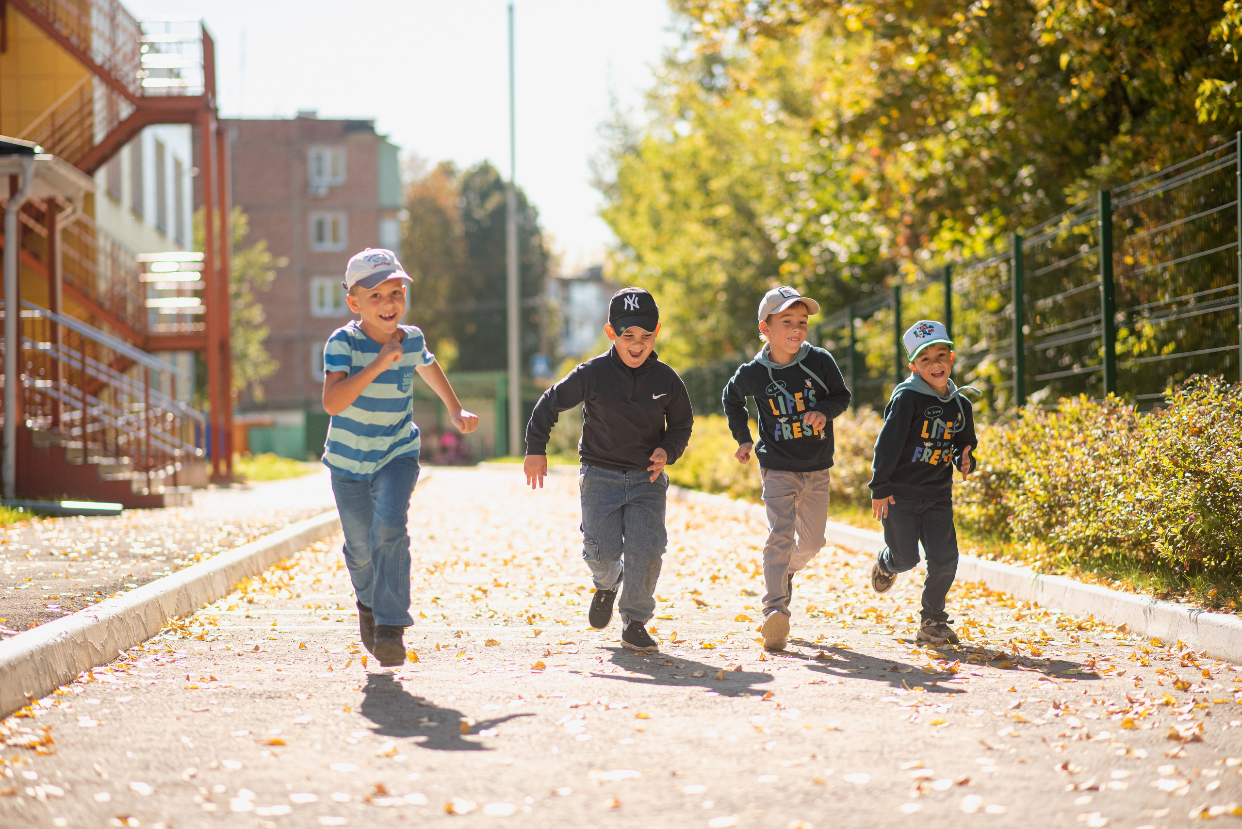 Детский сад. Осенняя прогулка. Семейный и детский фотограф в Туле Светлана Воронкова