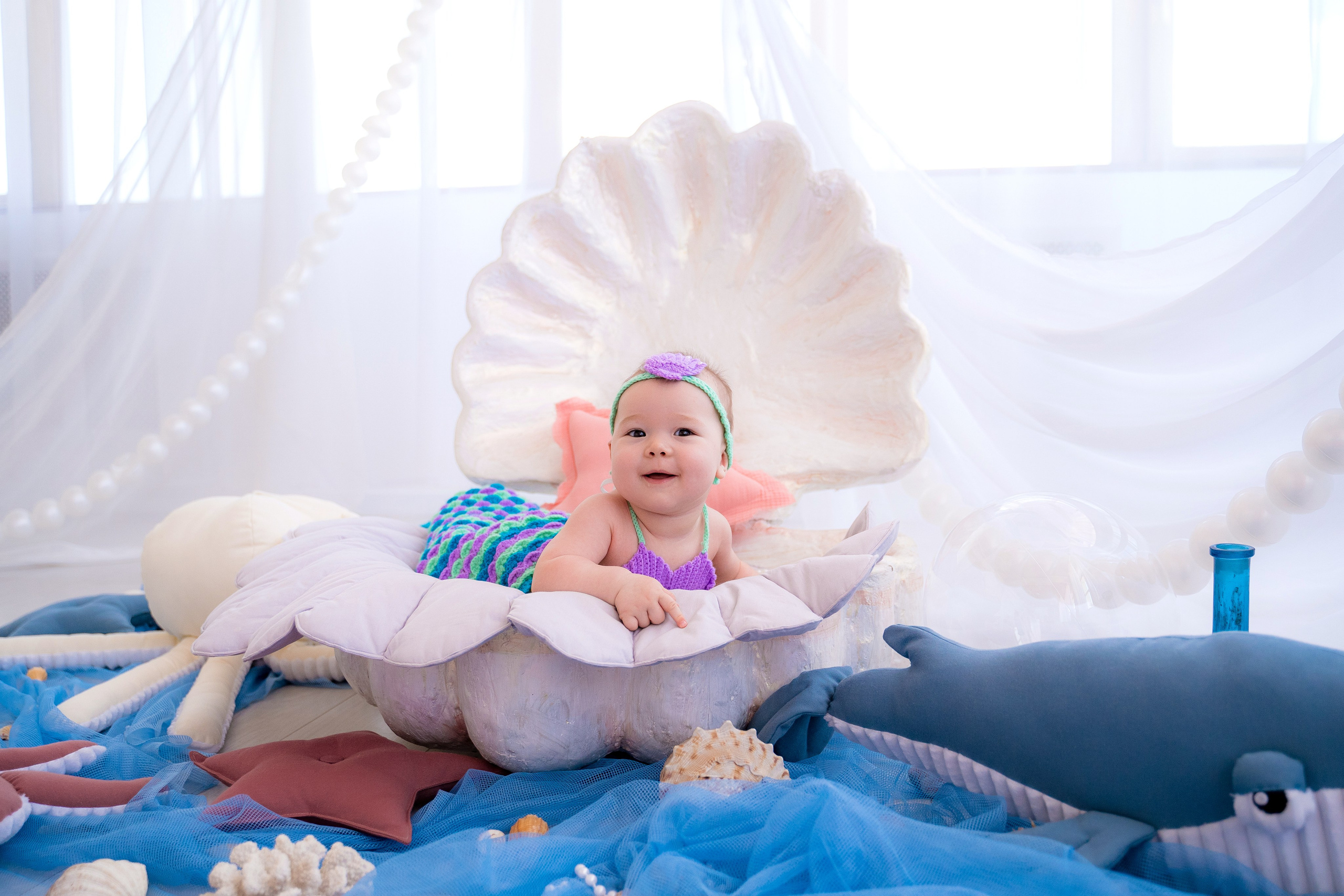 Русалочка. Фотостудия Малина в городе Улан-Удэ. Фотограф Ирина Жарникова