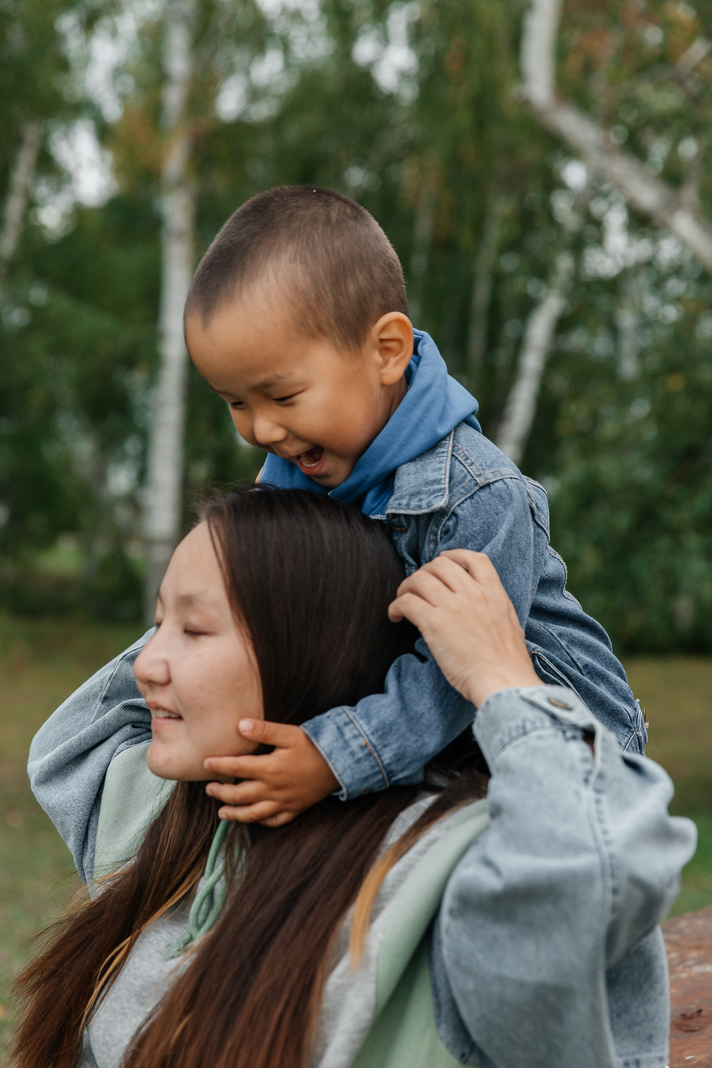 Лера и сын. Воронистая Анастасия. Фотограф Якутия, Томпонский район