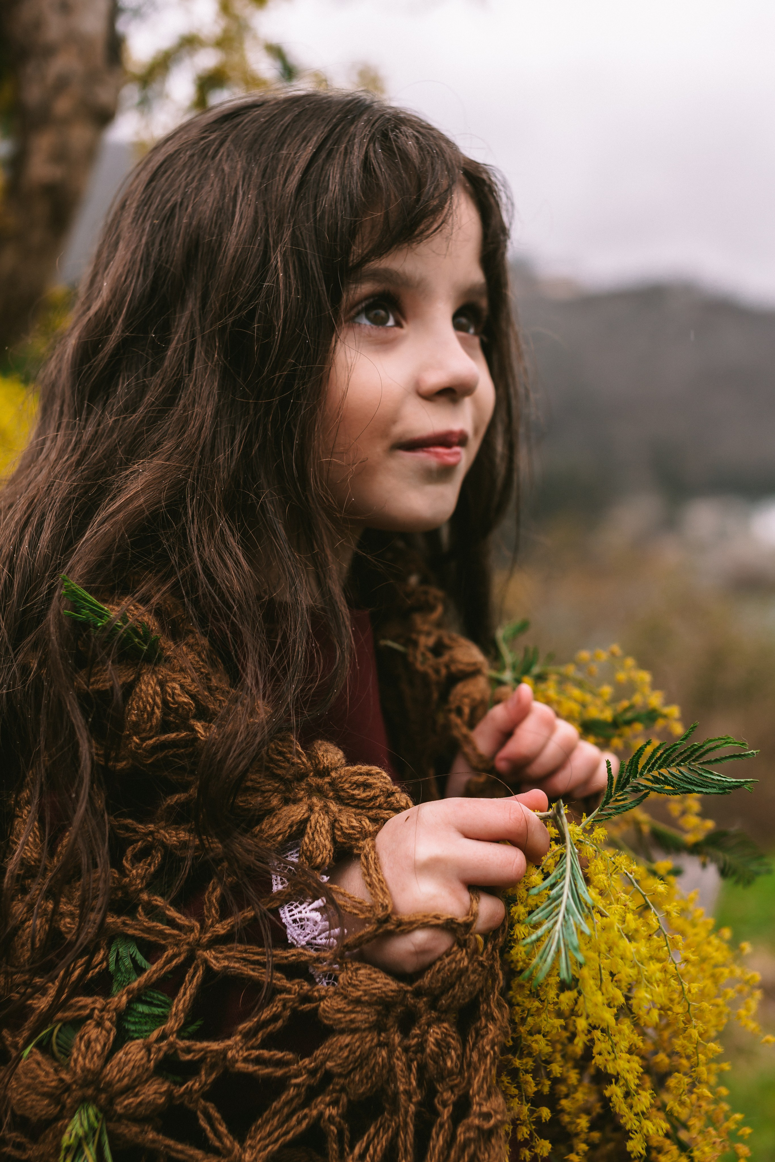 Девочка в горах. Семейный и художественный фотограф в Тюмени Юлия Логинова