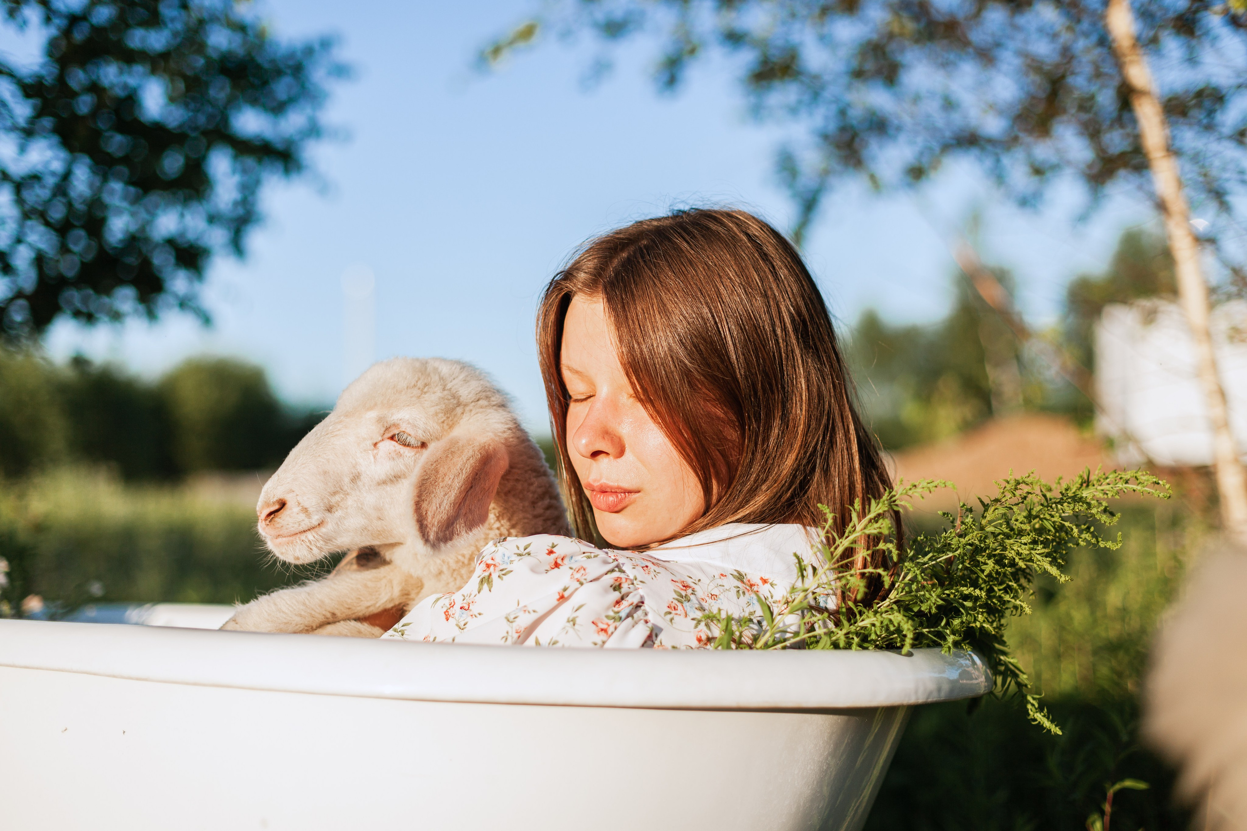Ванна в поле. Фотограф-анималист Татьяна Степанова
