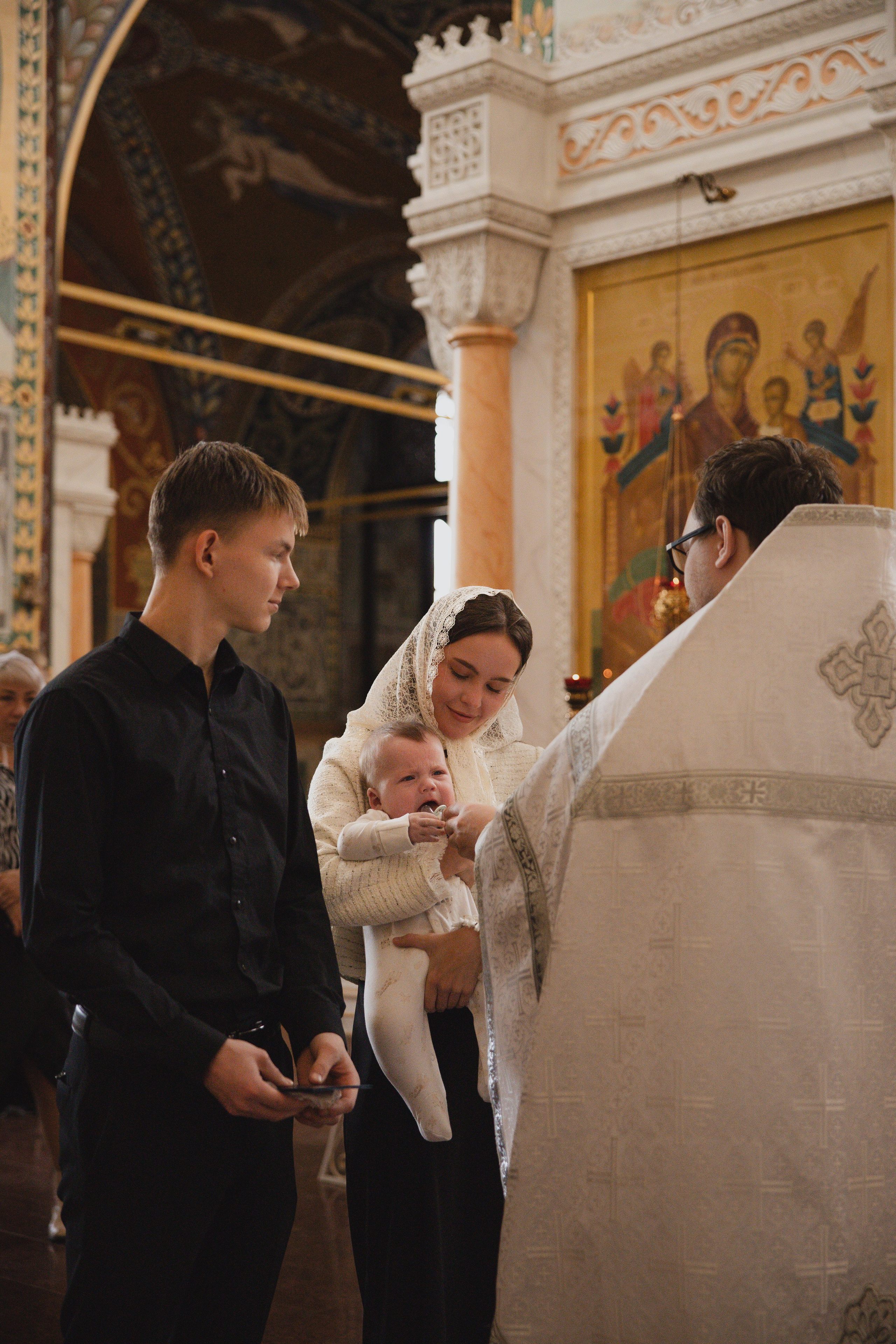 Крещение Кирюши. Фотограф Ломакина Анастасия