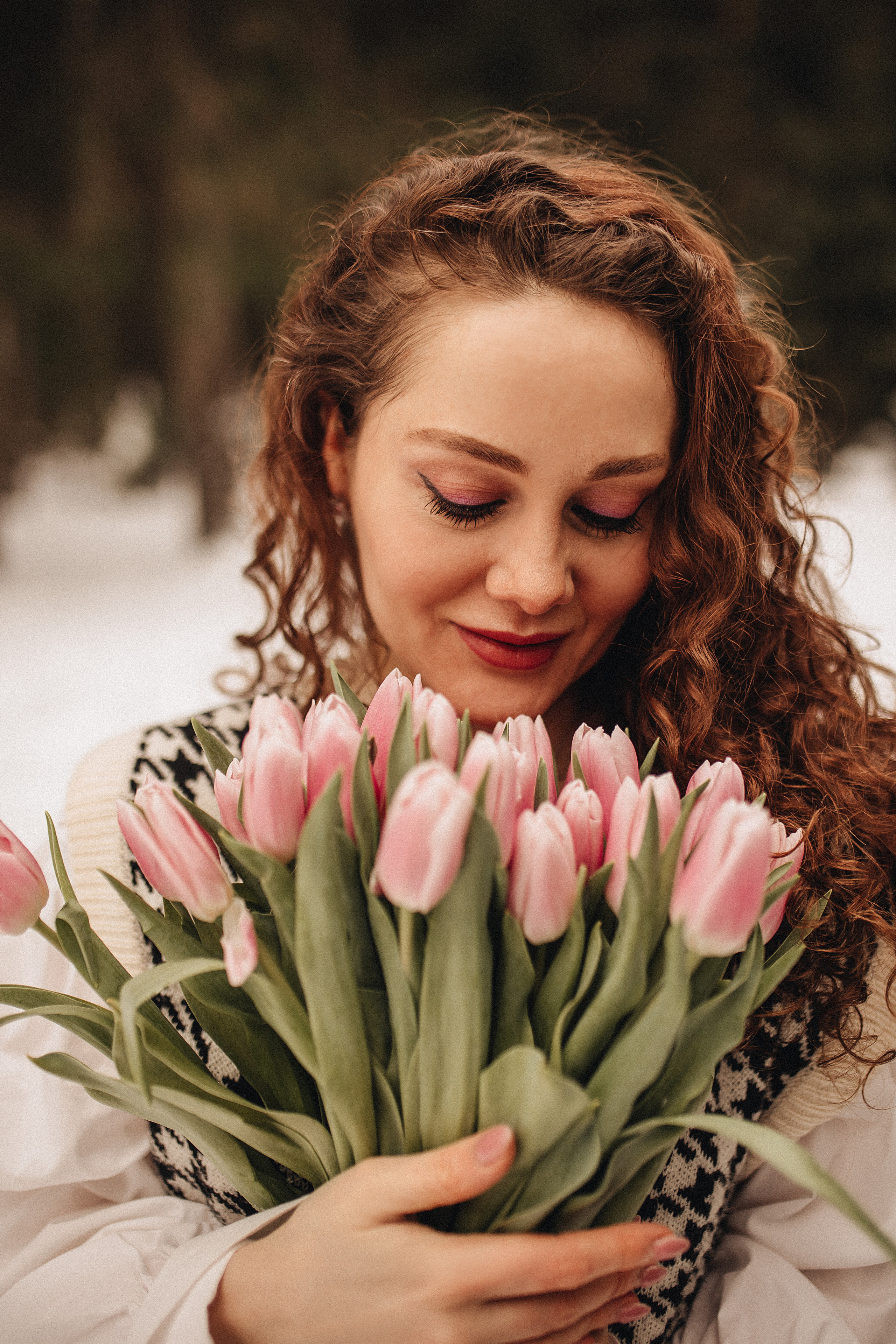 Марина. Тюльпаны. Свадебный фотограф в Санкт-Петербурге Блинкова Екатерина