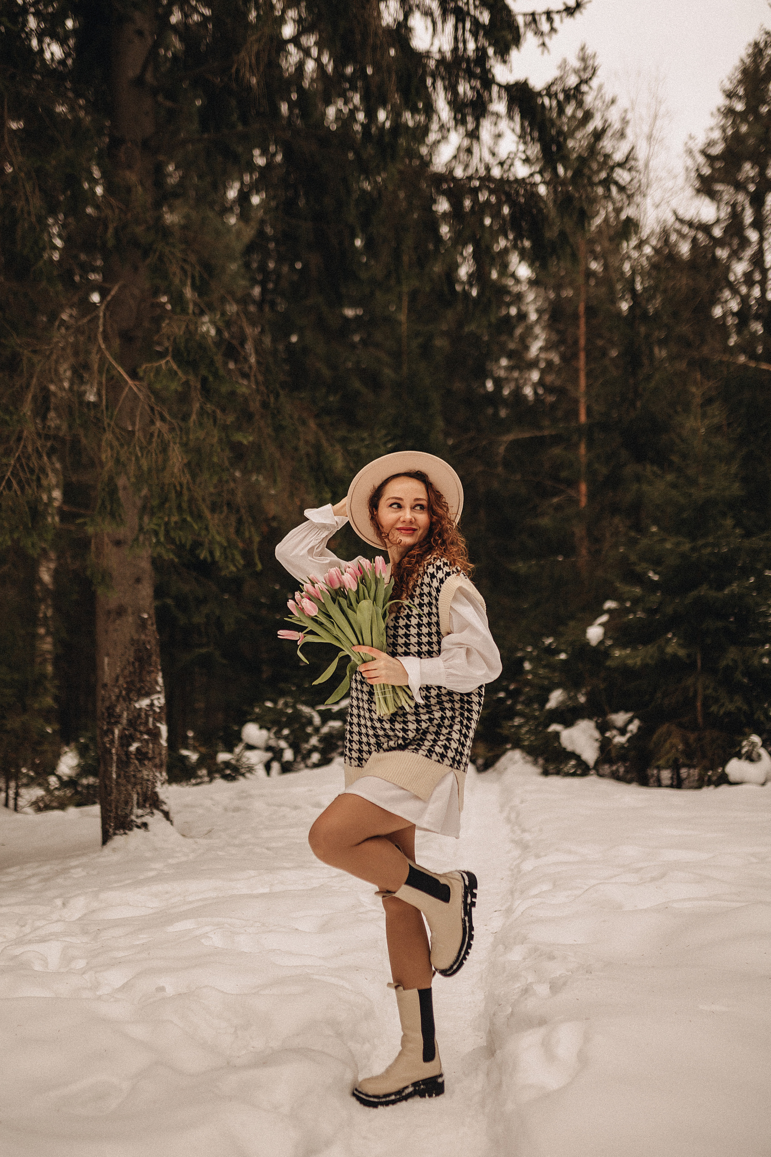 Марина. Тюльпаны. Свадебный фотограф в Санкт-Петербурге Блинкова Екатерина