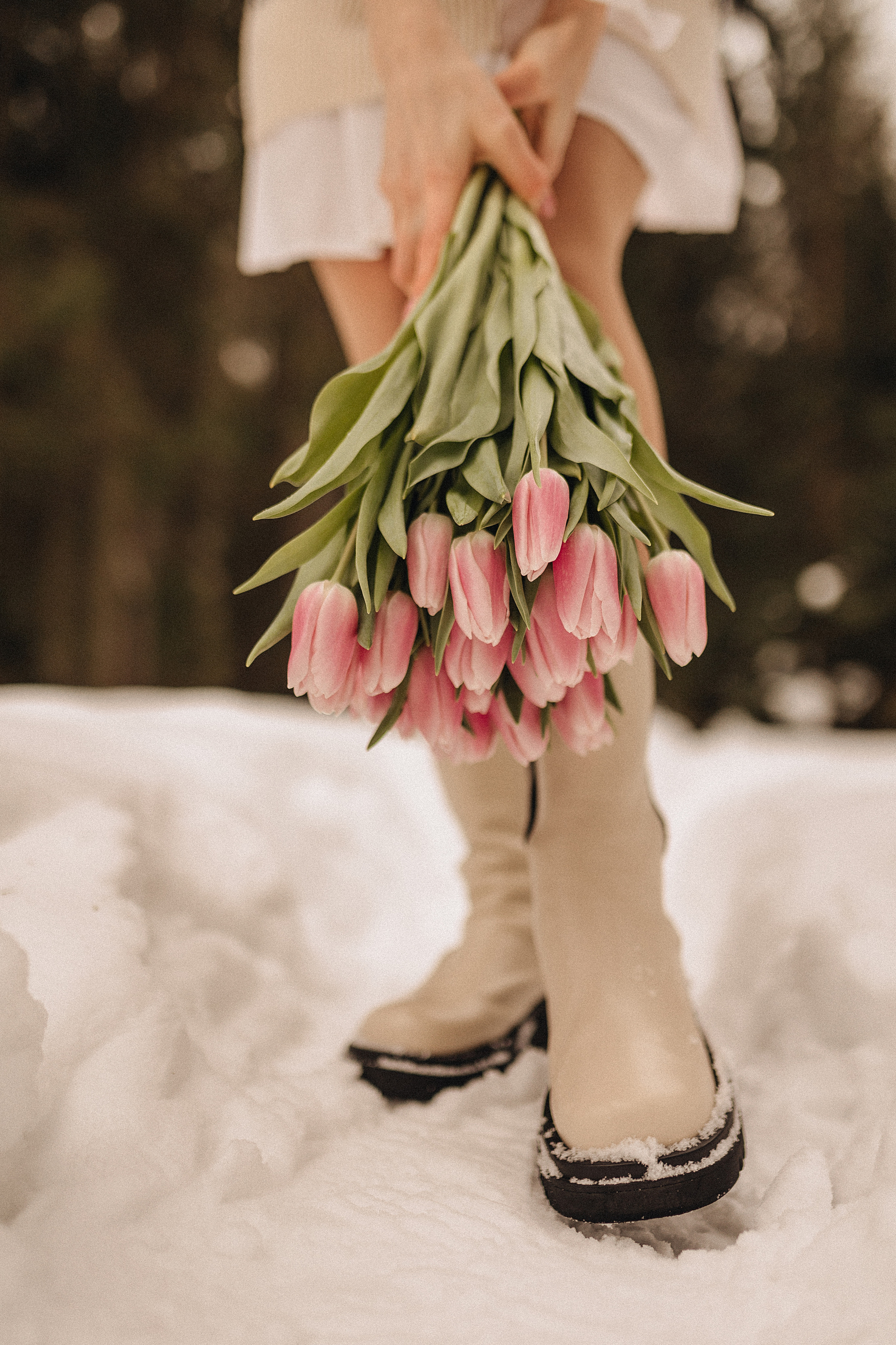Марина. Тюльпаны. Свадебный фотограф в Санкт-Петербурге Блинкова Екатерина