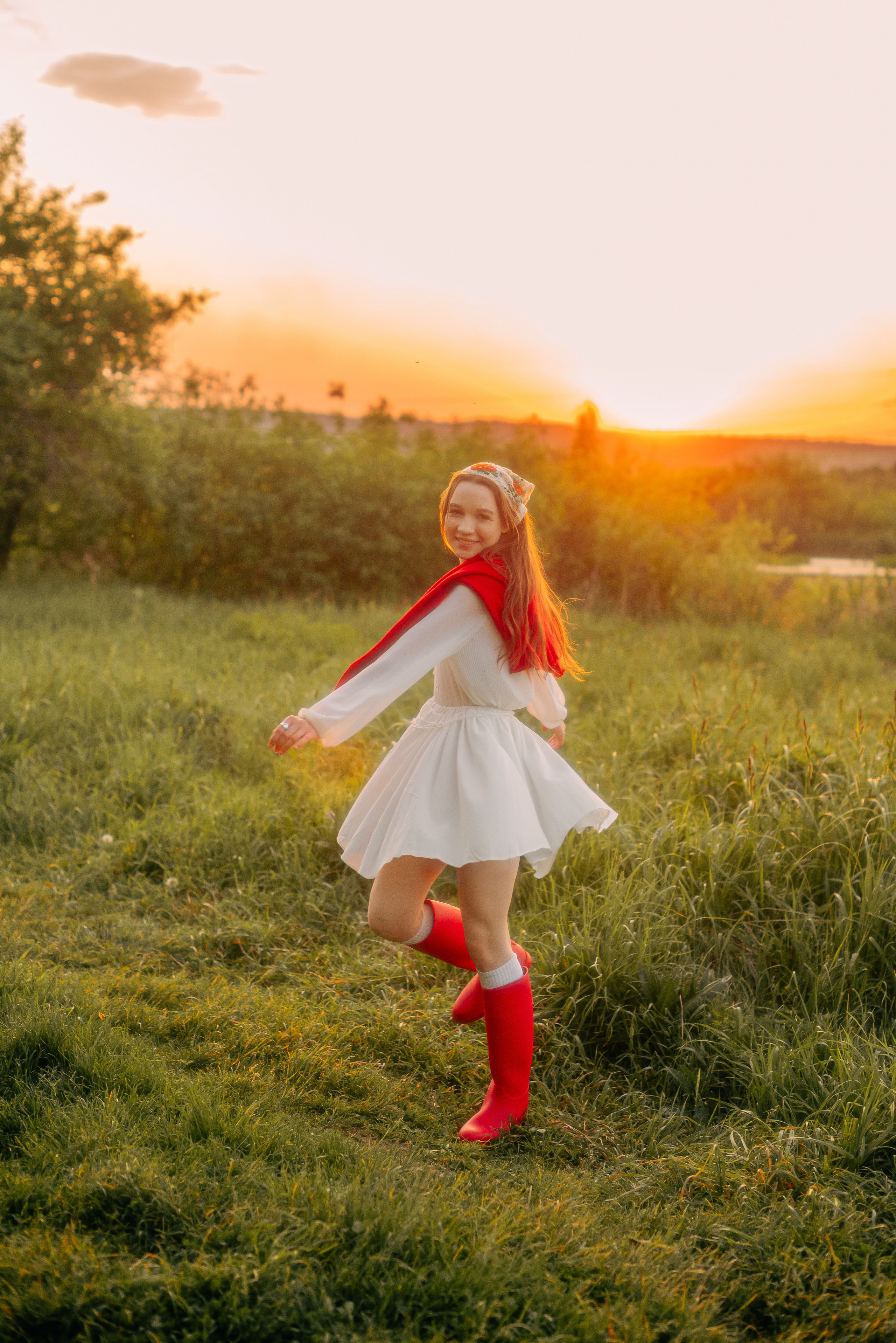 Фотосессия в деревенском стиле в Сухово г. Кемерово