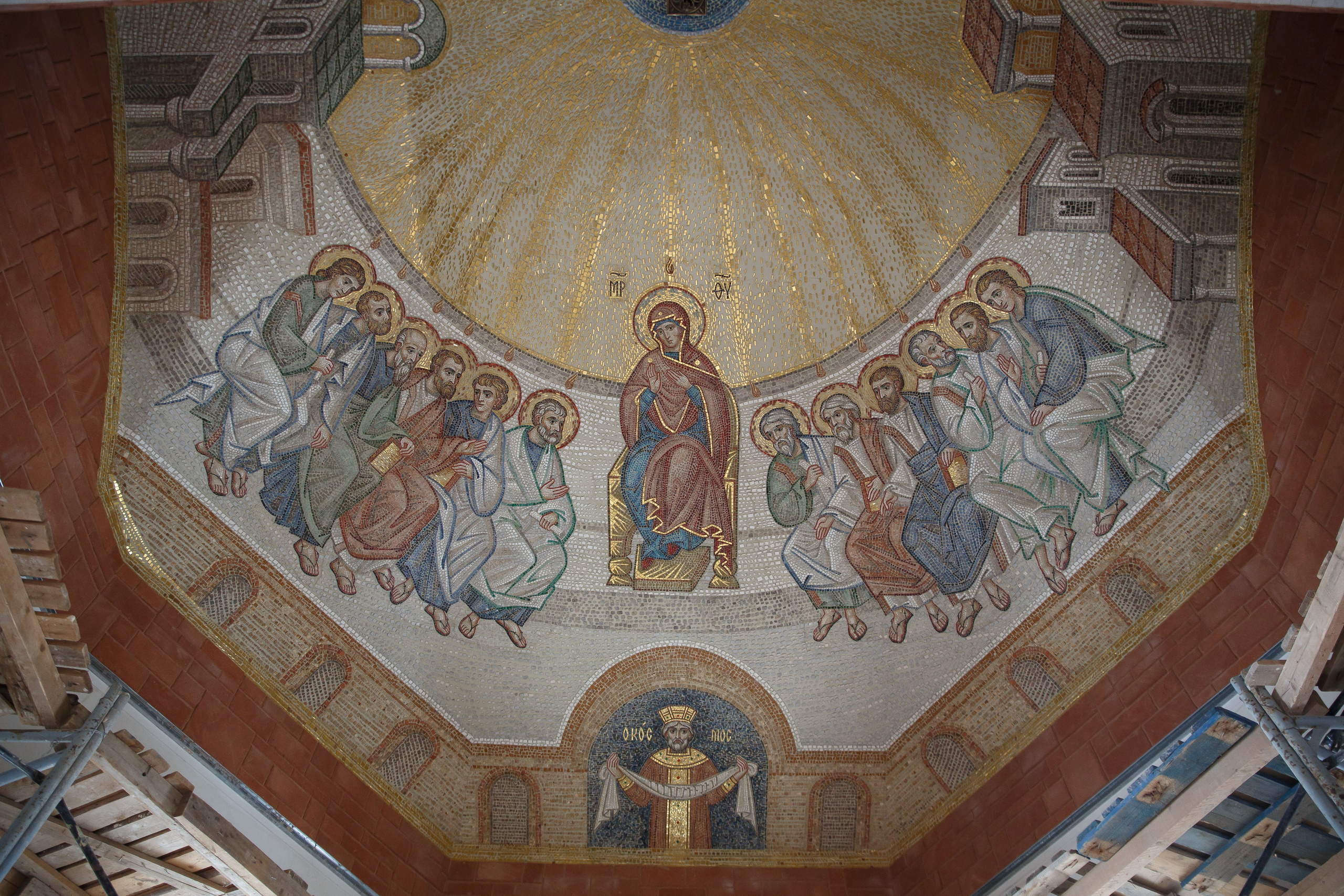 Успенский собор в монастыре Бештау. НИИКОРОВИН- мастерская мозаики и монументального искусства