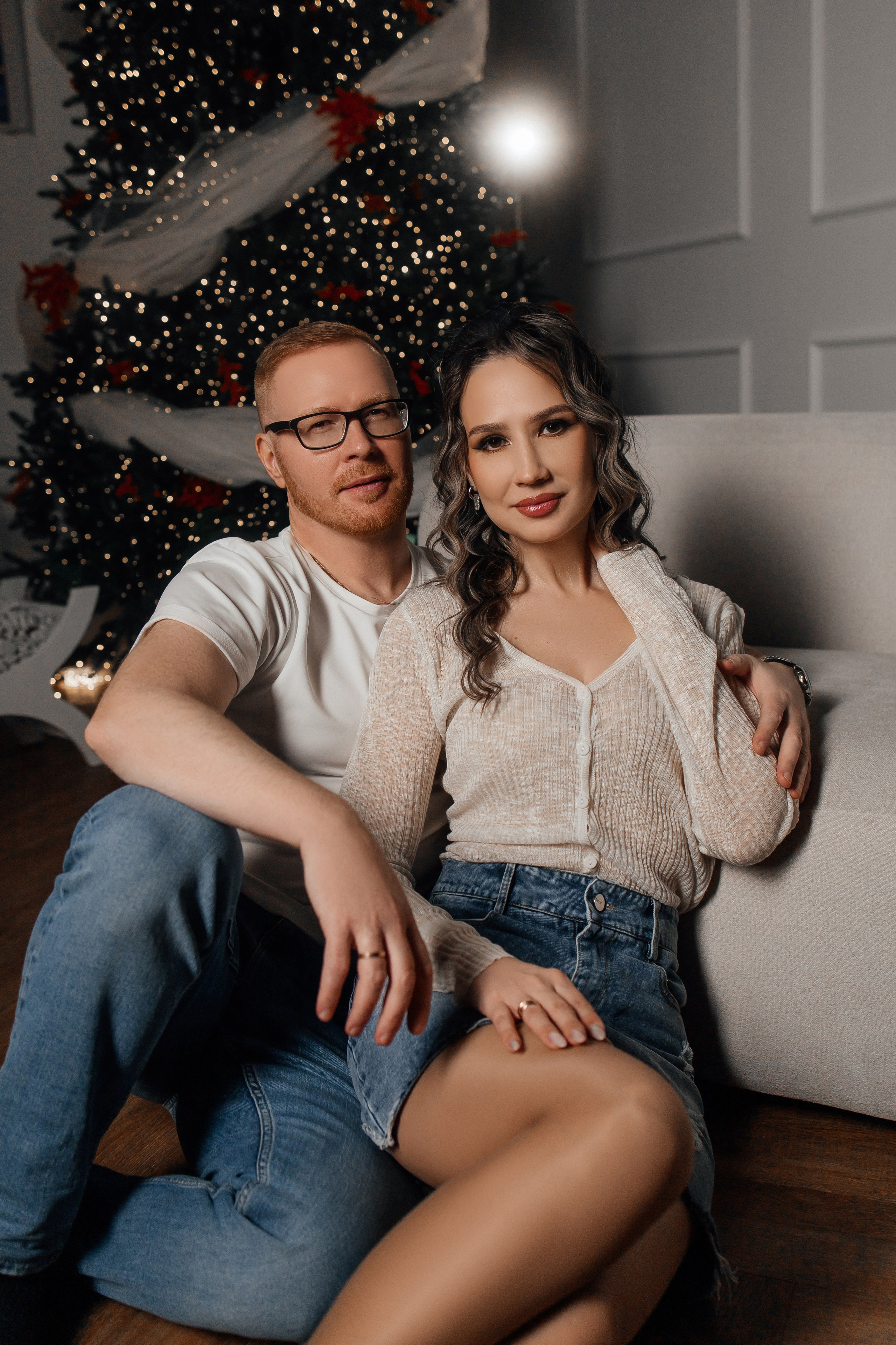 Оксана с мужем