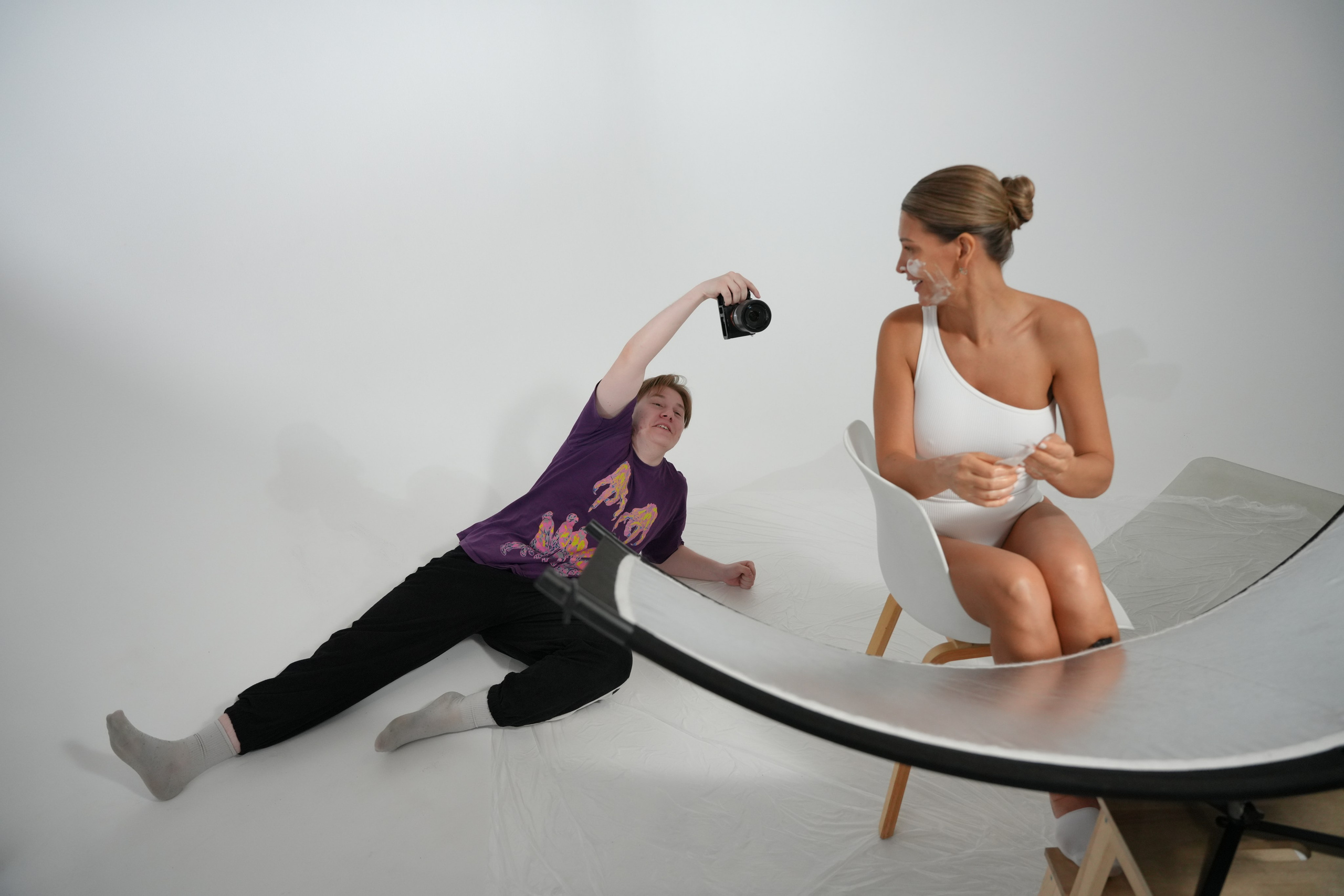 #backstage со съёмки для бренда Booster Bar. Портретный фотограф в Санкт-Петербурге Дмитриева Наталия